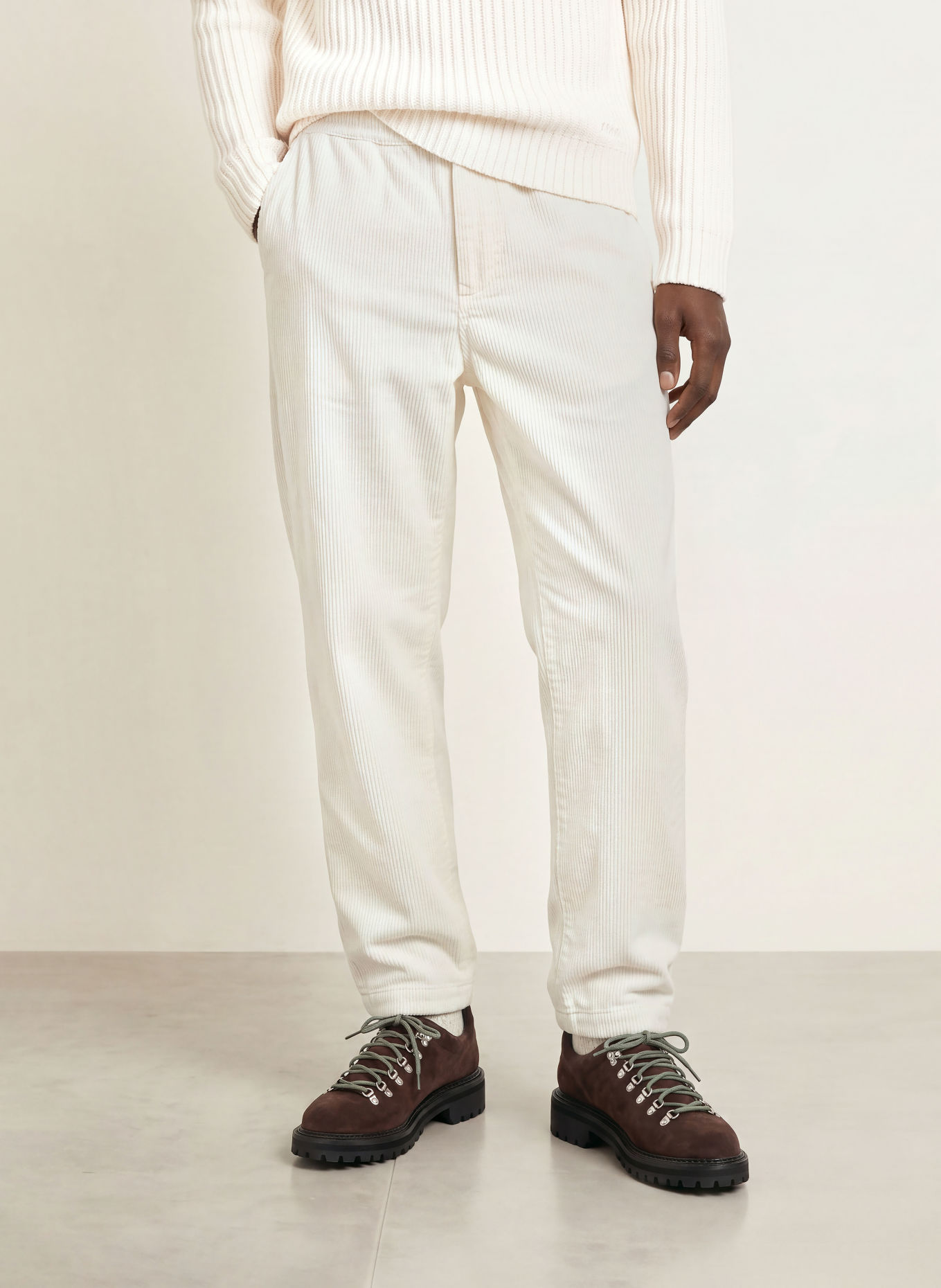 PARAJUMPERS Cordhose RAINARD Comfort Fit: CREME