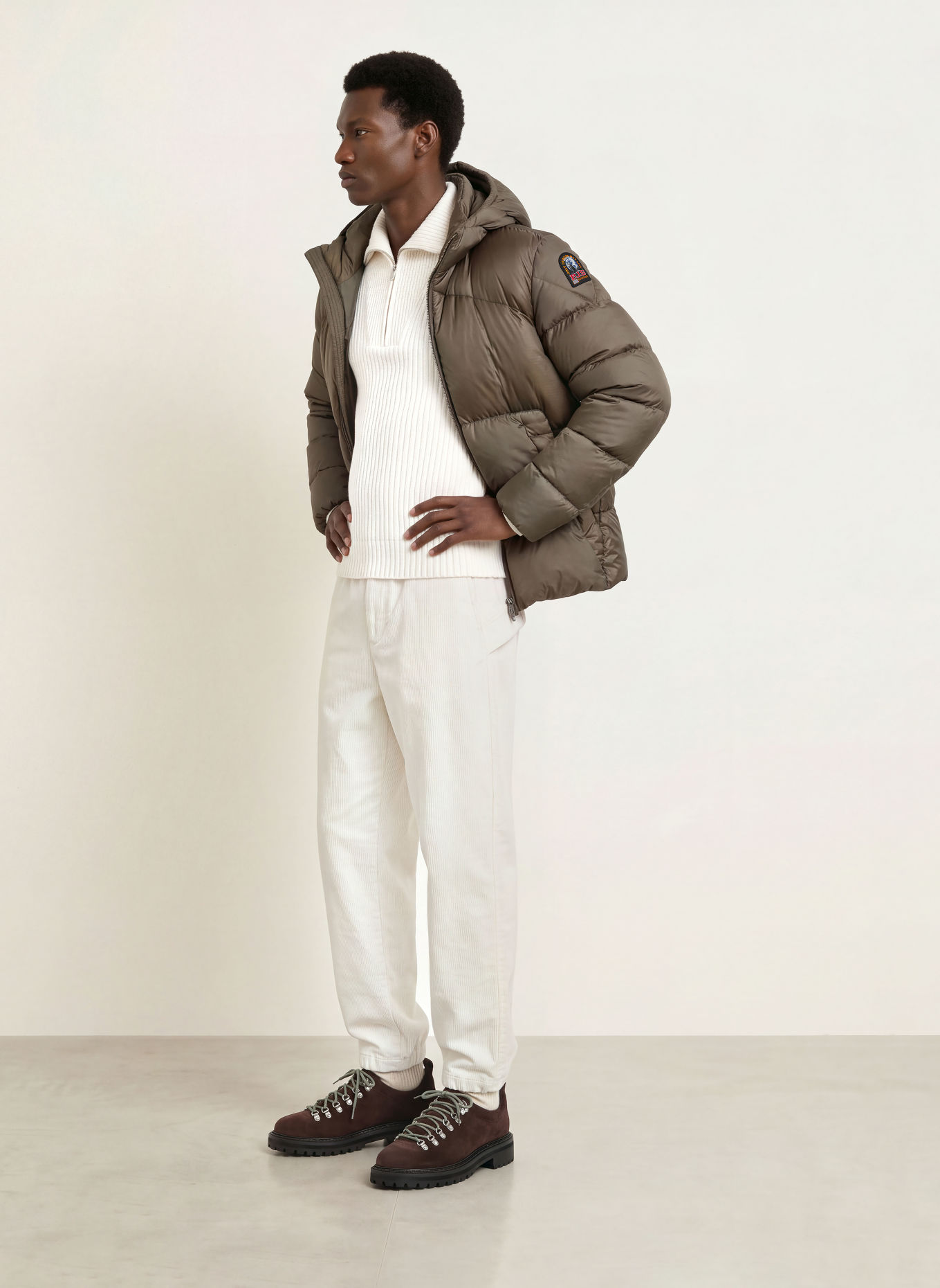 PARAJUMPERS Cordhose RAINARD Comfort Fit: CREME