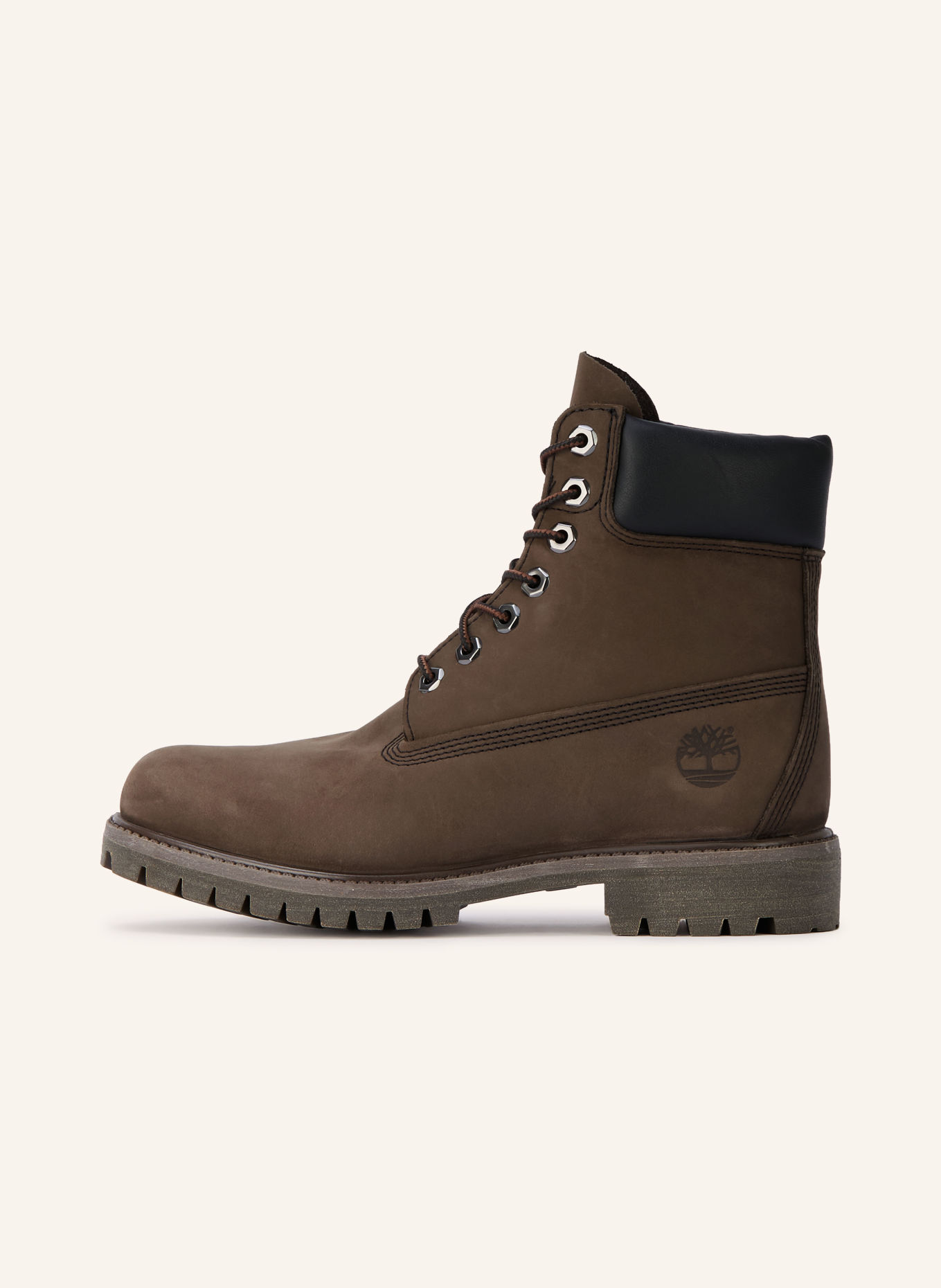 Timberland PREMIUM 6-Inch Lace-up Boots: BROWN / BLACK