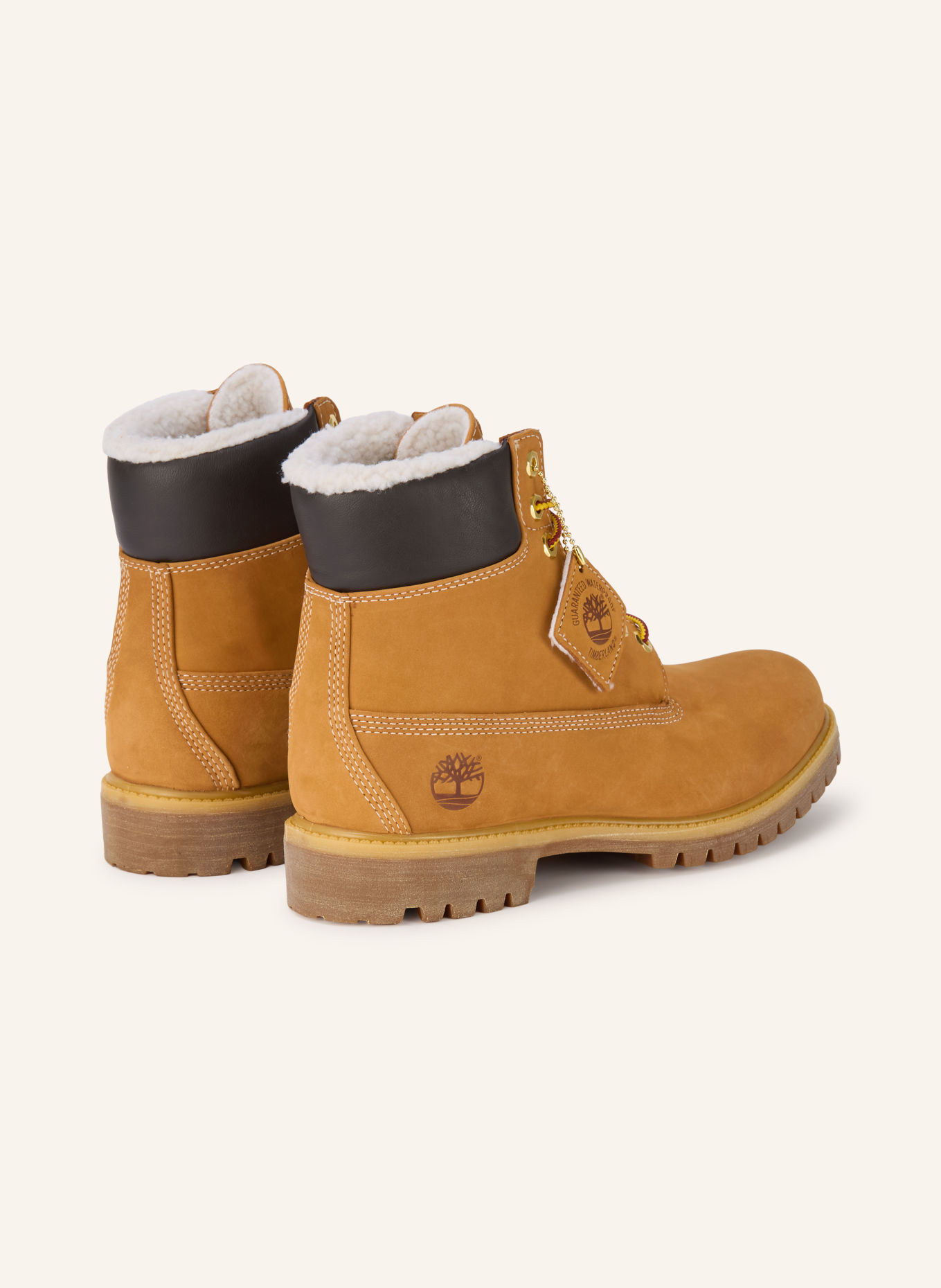 Timberland Schnürboots PREMIUM 6-INCH: COGNAC / SCHWARZ