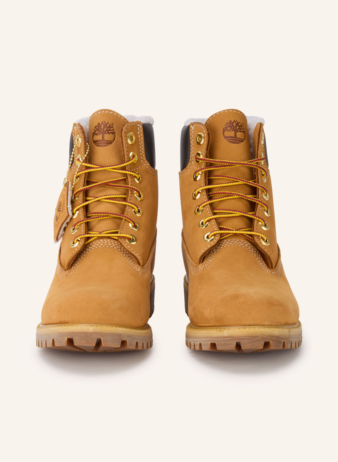 Timberland Schnürboots PREMIUM 6-INCH: COGNAC / SCHWARZ