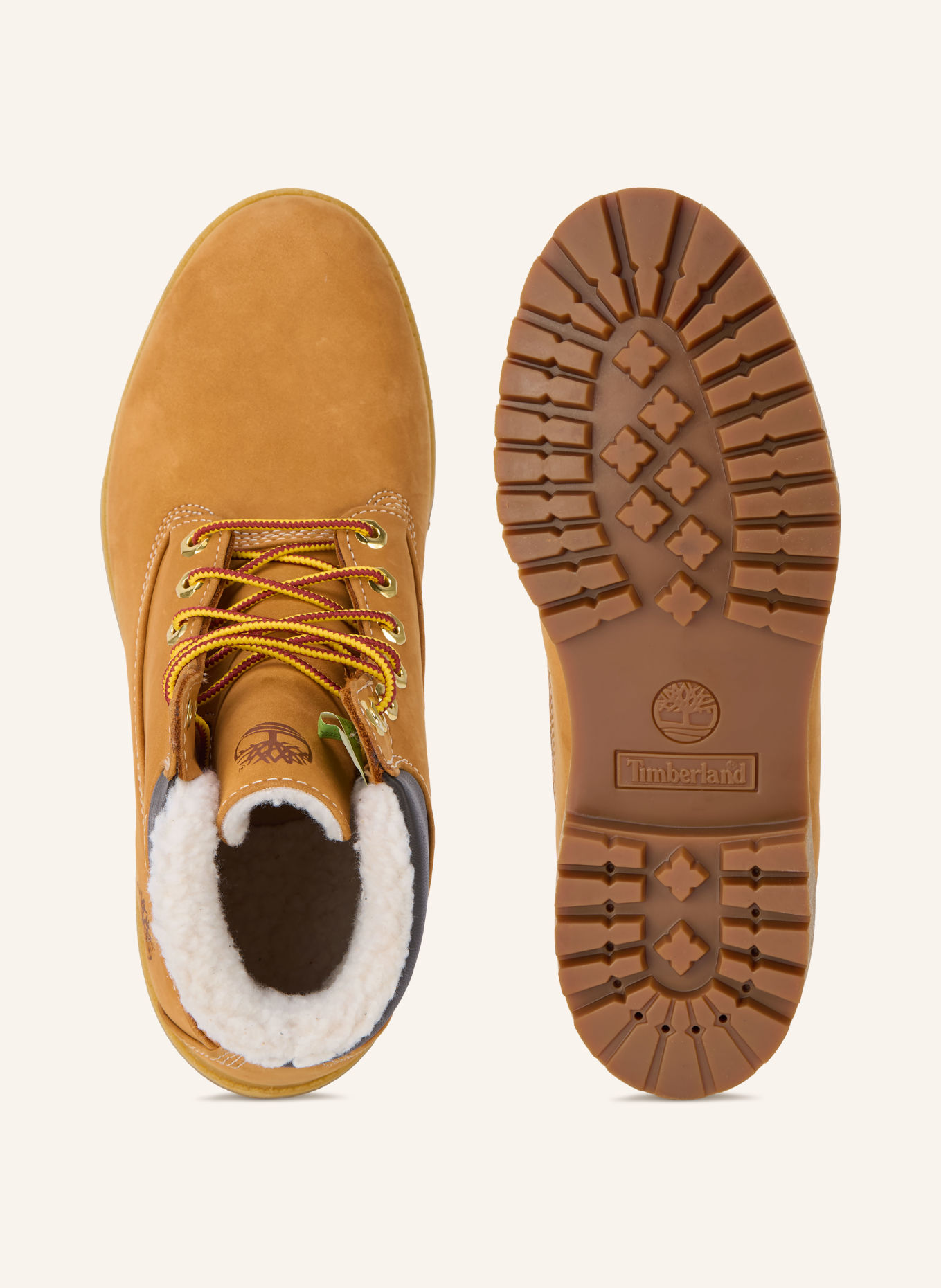 Timberland Schnürboots PREMIUM 6-INCH: COGNAC / SCHWARZ