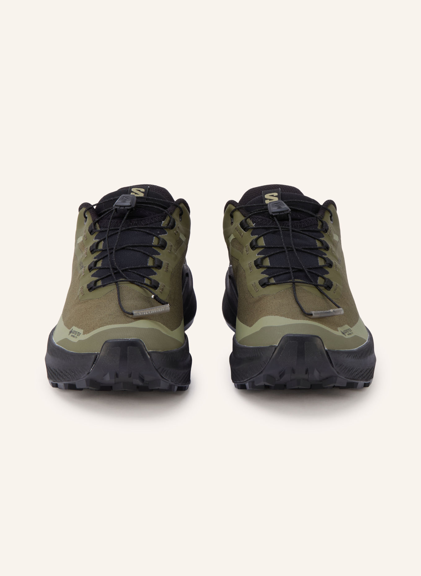 SALOMON Trailrunningschoenen GENESIS 2 GTX: KAKI / OLIJF / ZWART