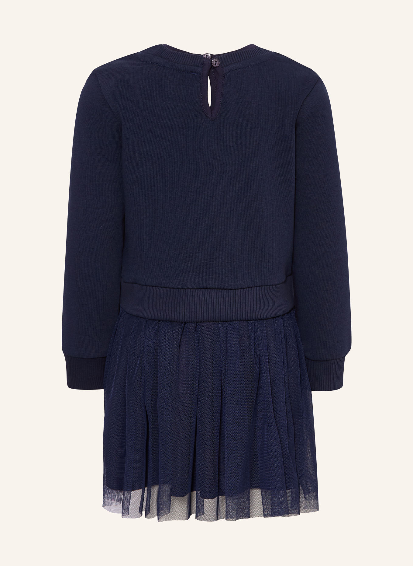 DANAMADE Set: Kleid und Sweatshirt: DUNKELBLAU / HELLROSA / HELLBLAU