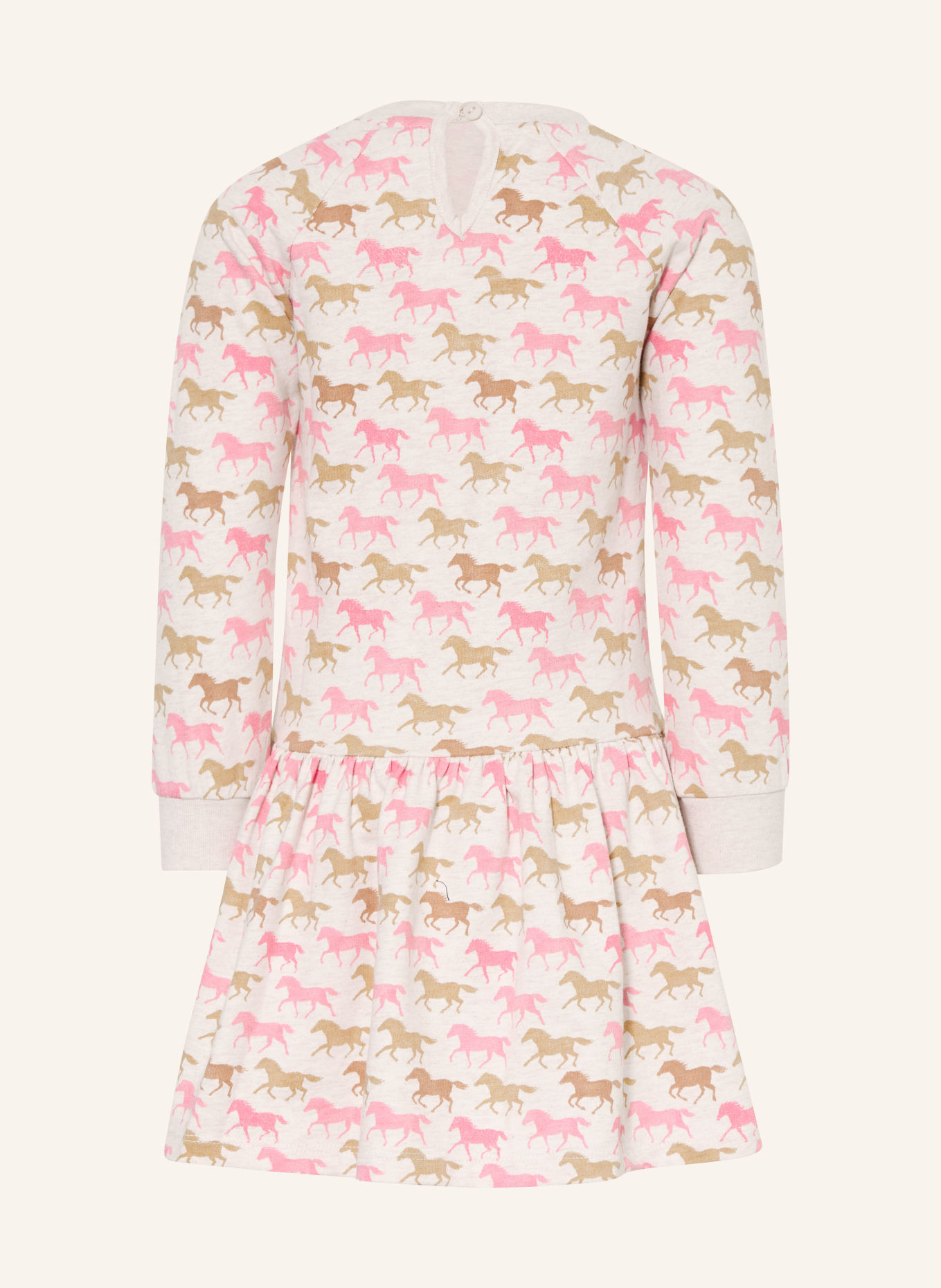 DANAMADE Robe sweat: CRÈME / ROSE / BEIGE