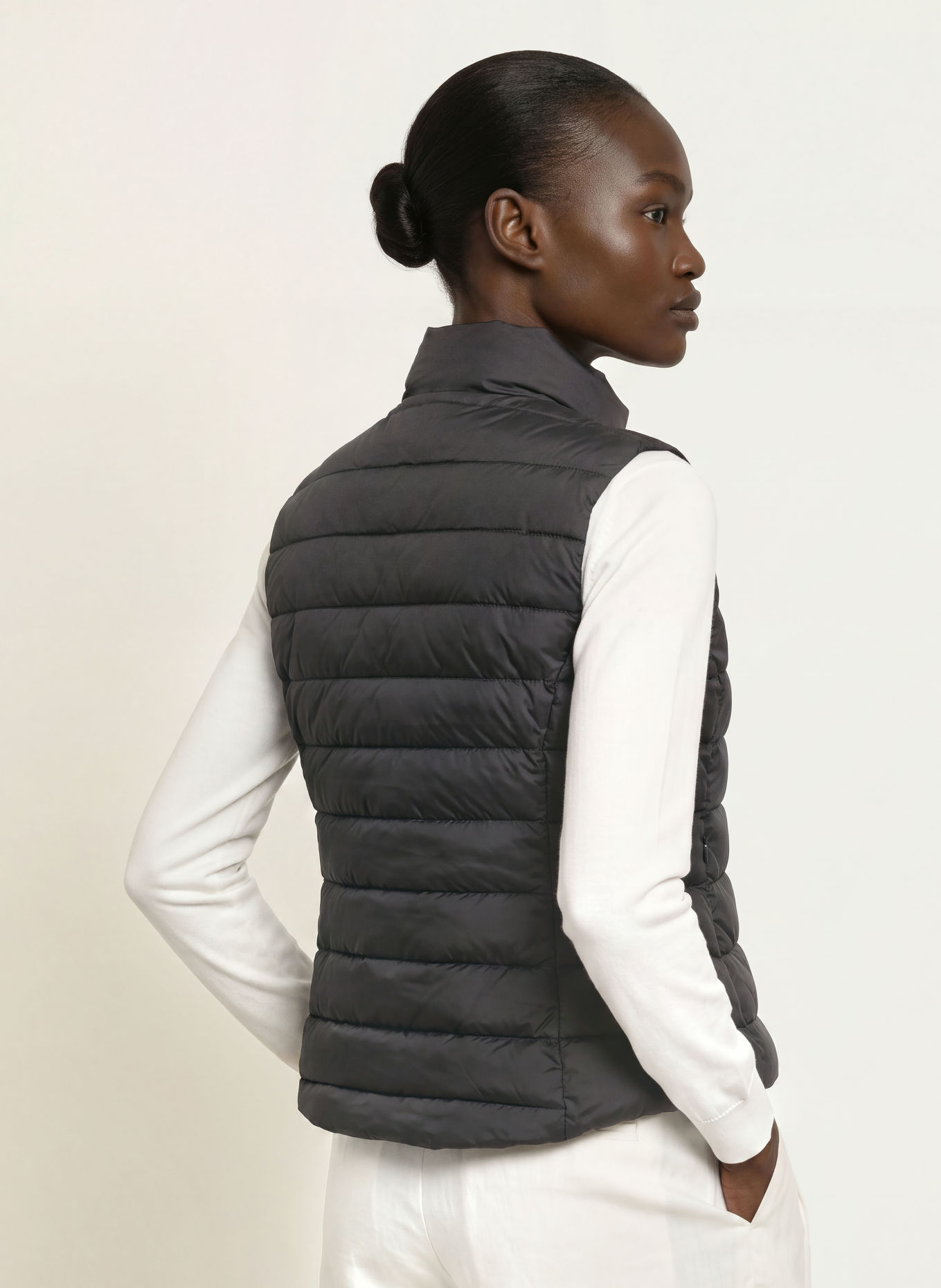 LACOSTE Gilet matelassé: NOIR