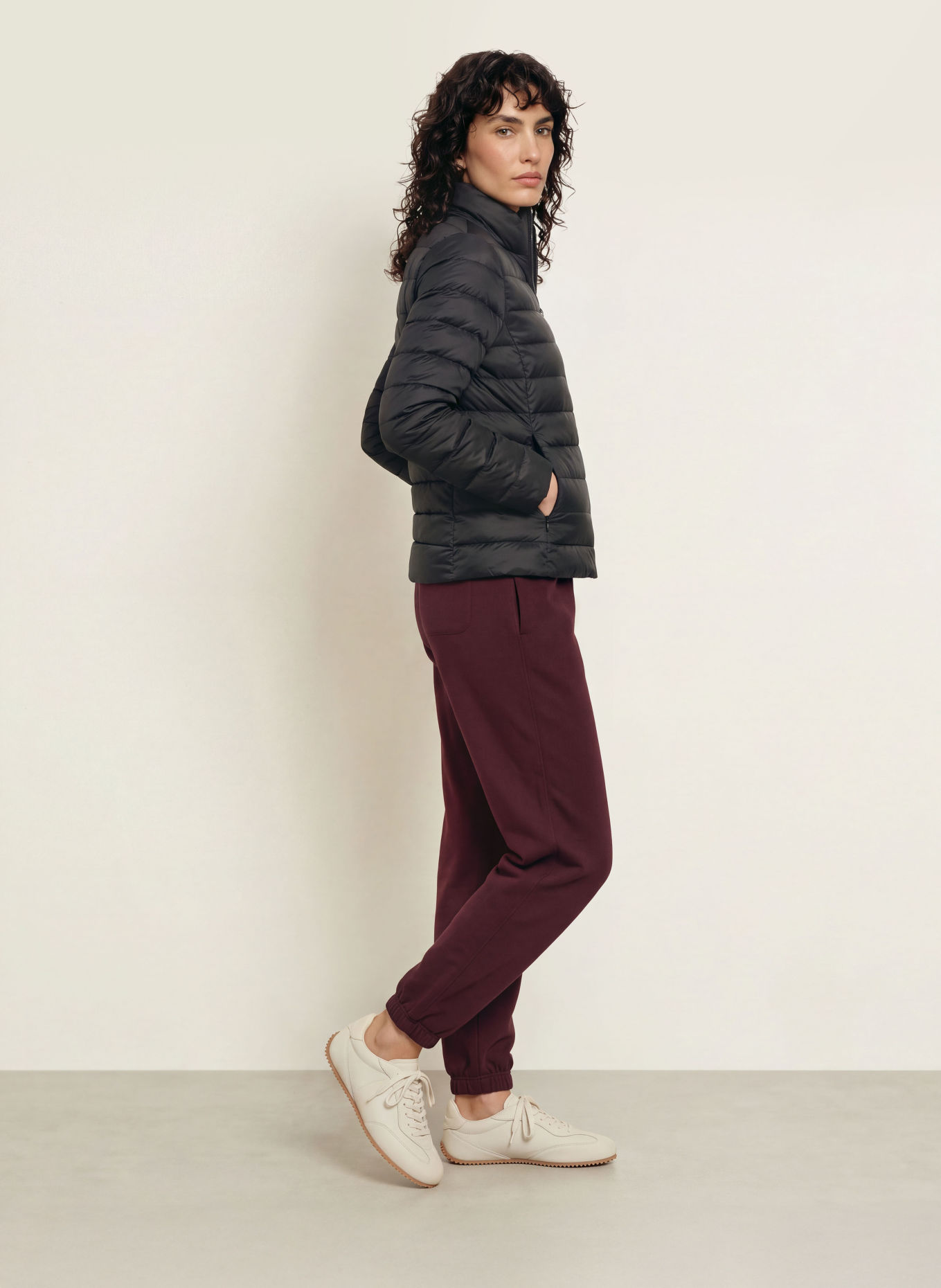 LACOSTE Veste matelassée: NOIR