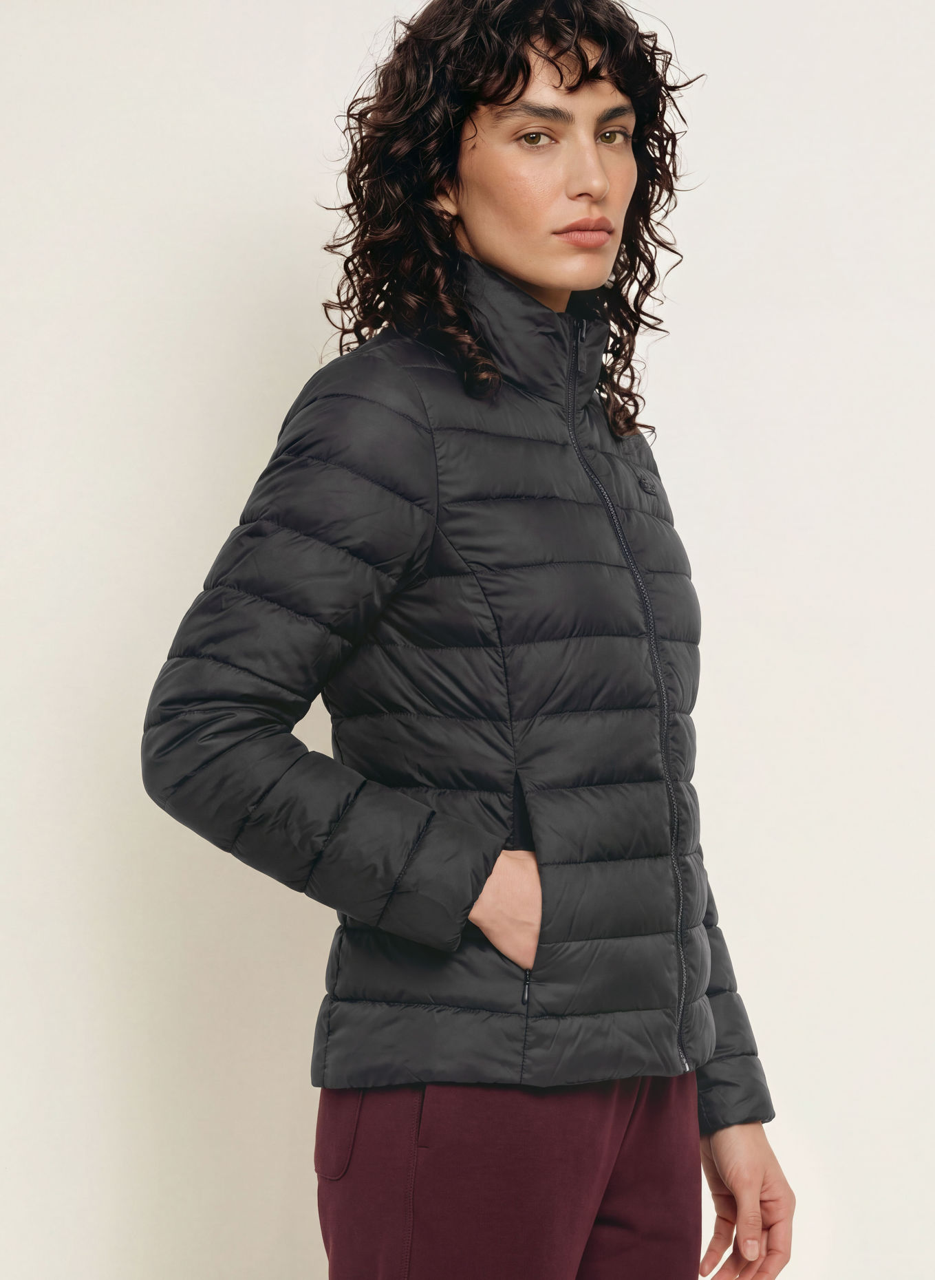LACOSTE Veste matelassée: NOIR