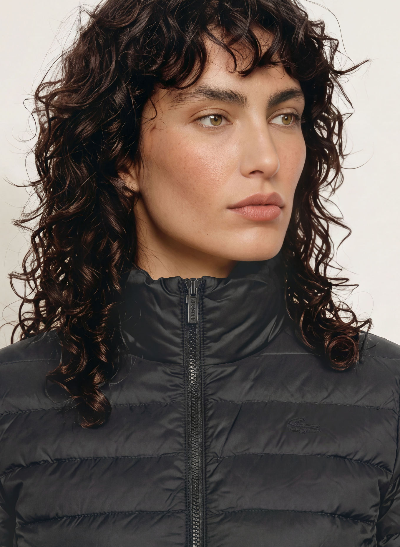 LACOSTE Veste matelassée: NOIR
