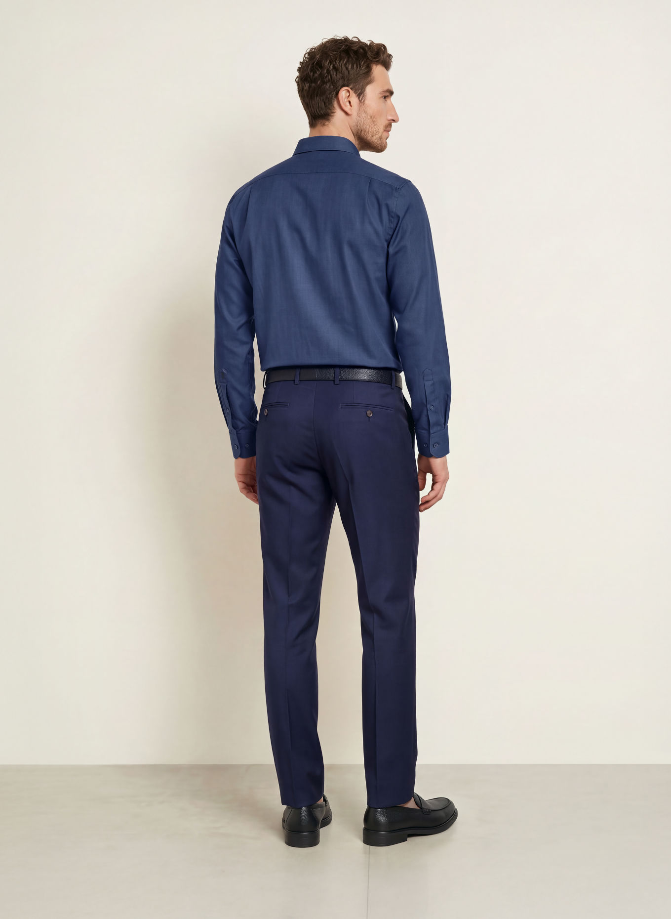 seidensticker Regular-Fit Shirt: DARK BLUE / BLUE
