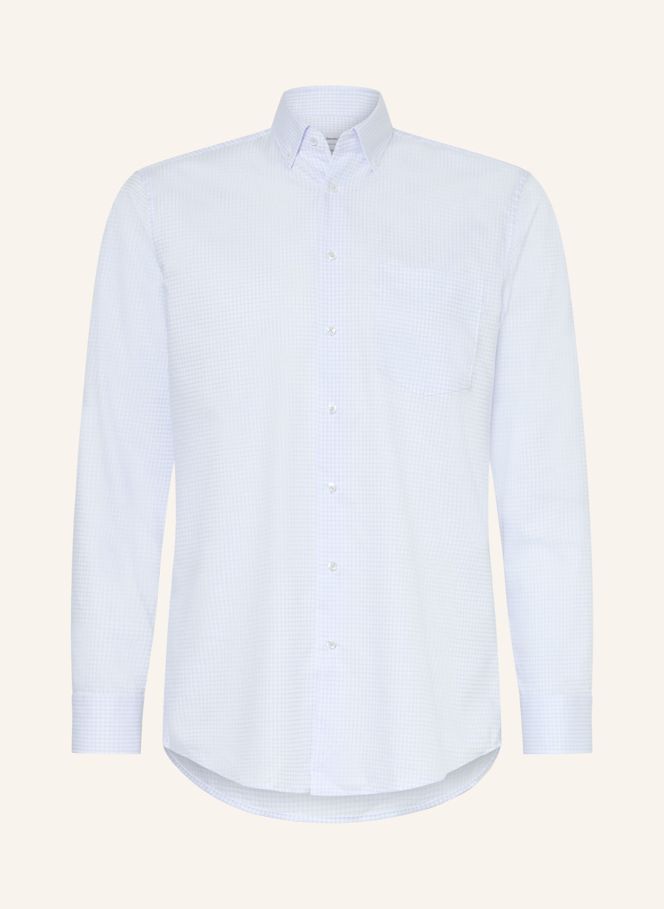 seidensticker Hemd Regular Fit: HELLBLAU / WEISS