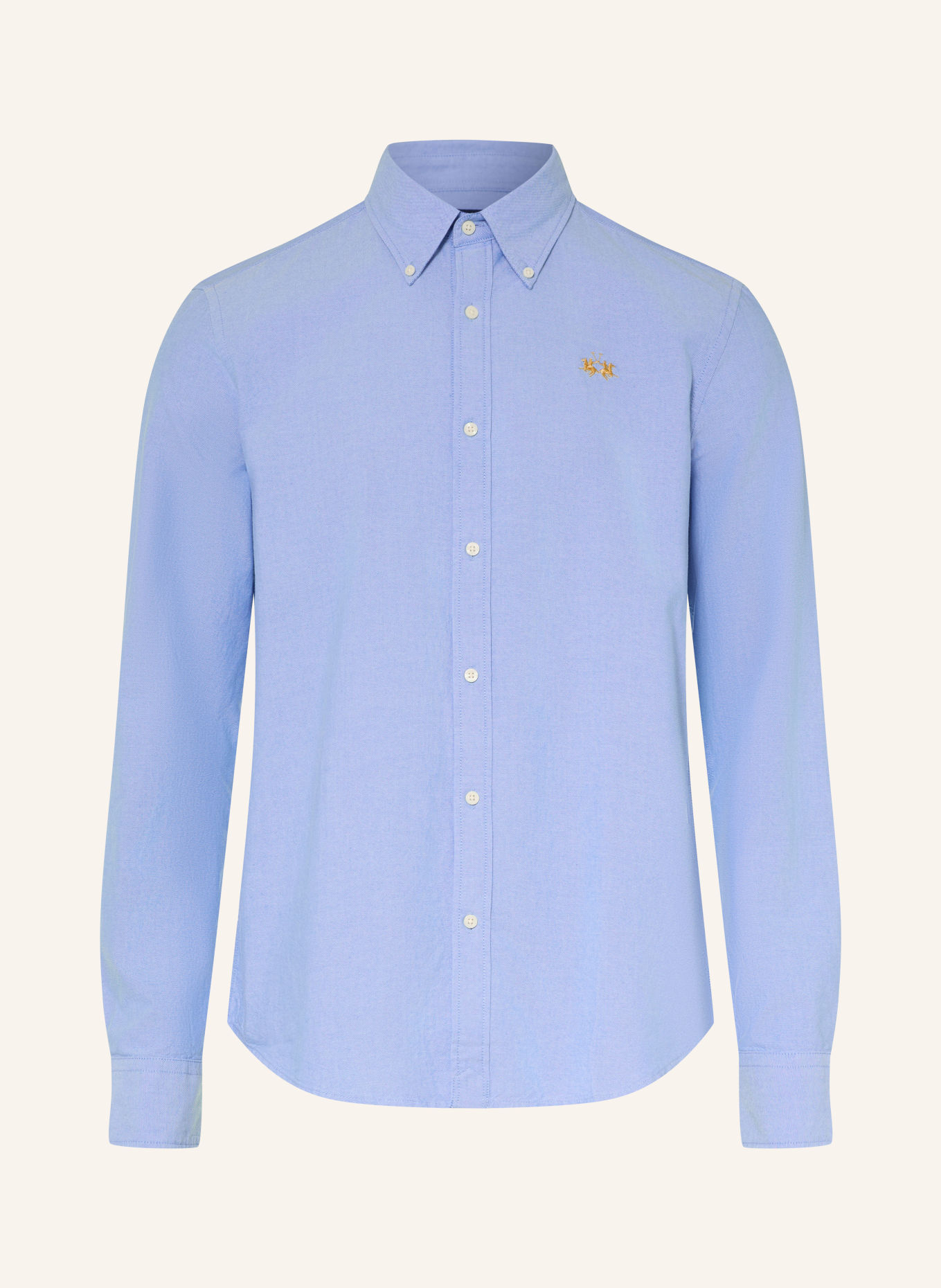 LA MARTINA Regular-Fit Oxford shirt: LIGHT BLUE