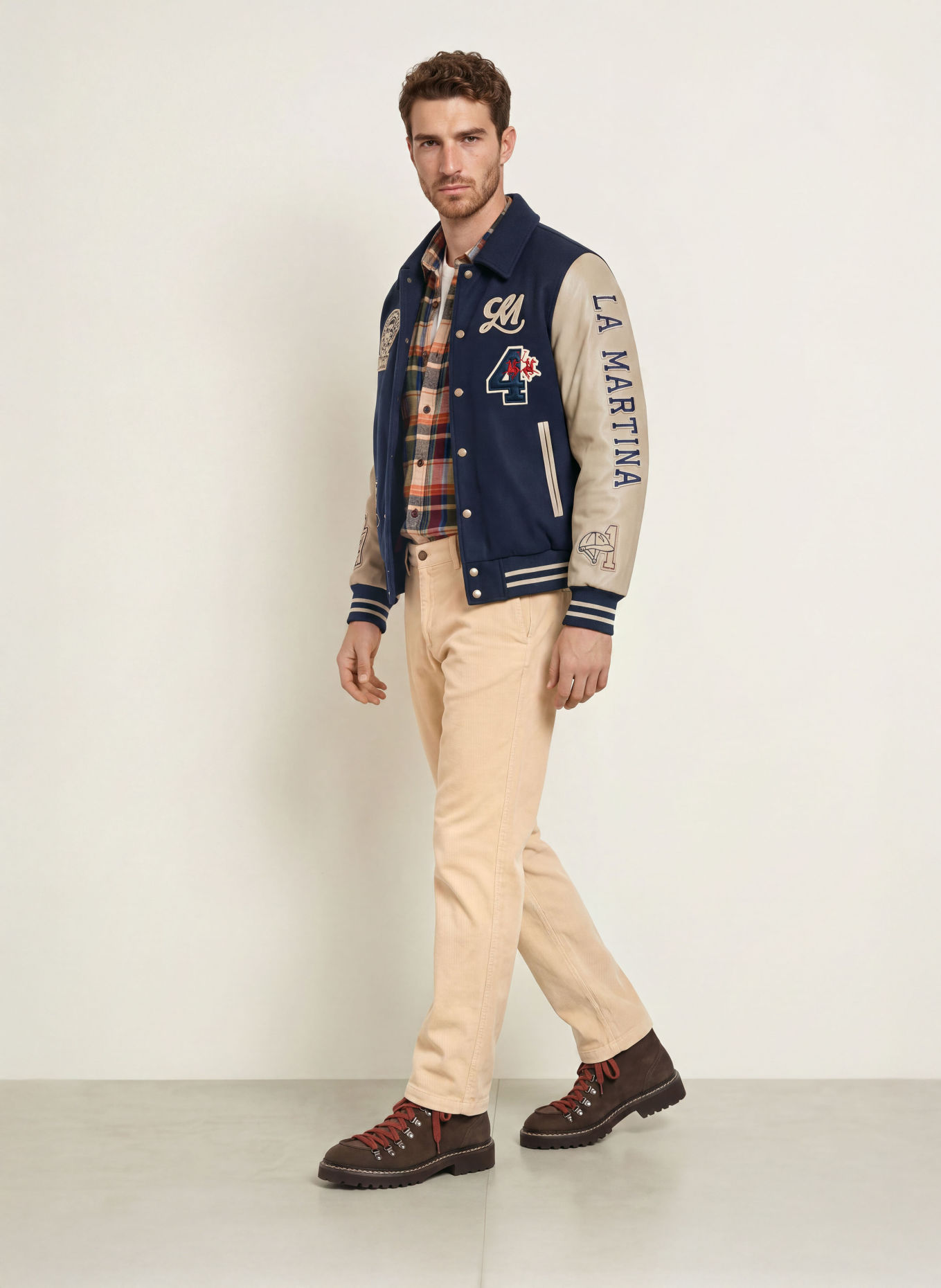 LA MARTINA Cordchino Regular Fit: BEIGE