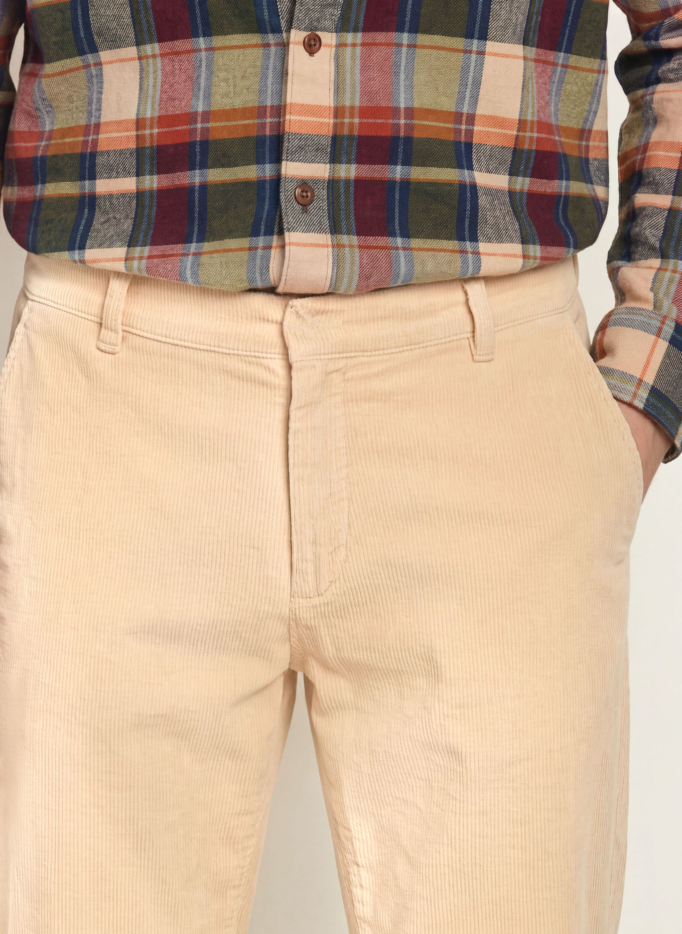 LA MARTINA Cordchino Regular Fit: BEIGE