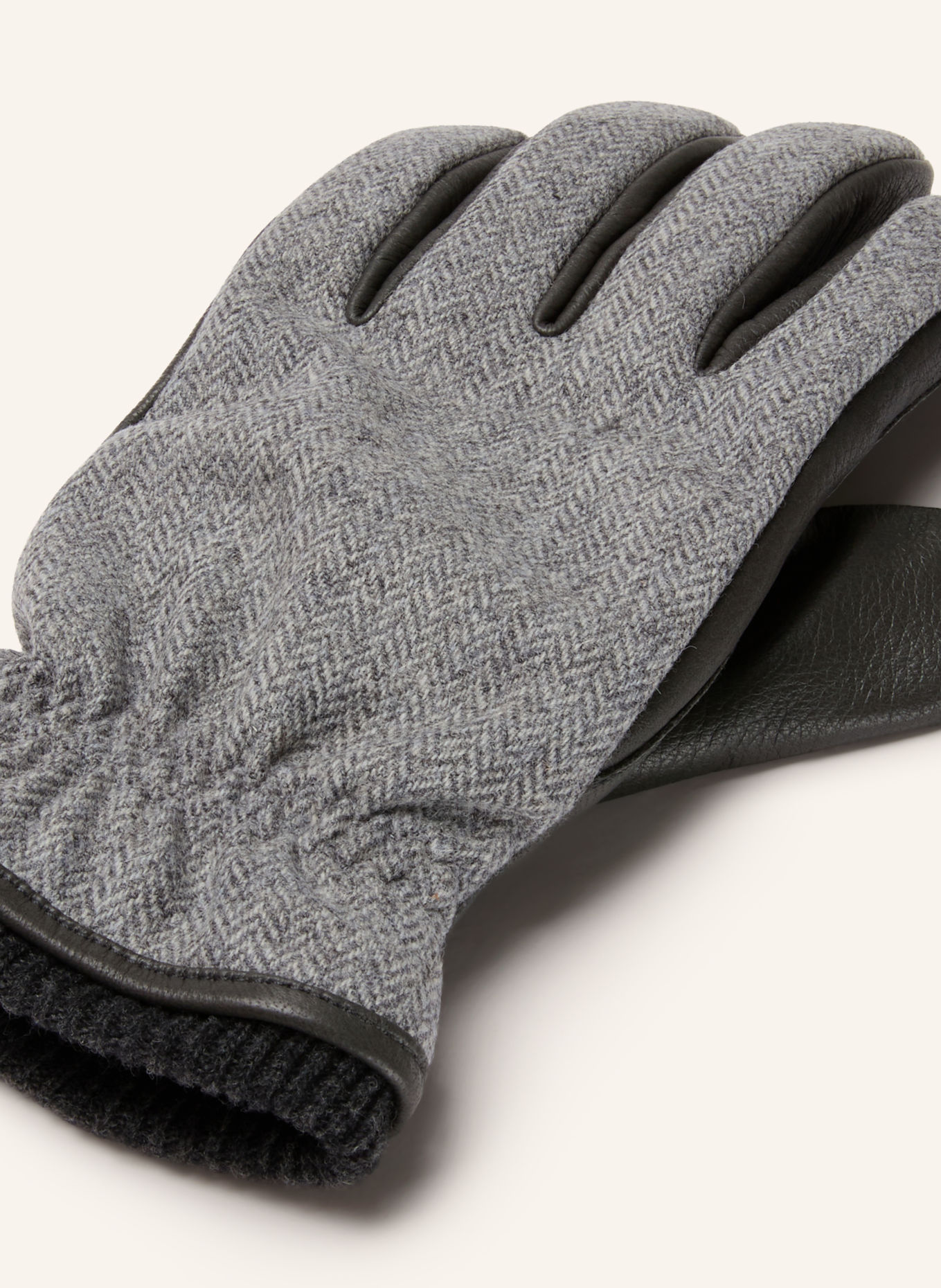 HESTRA Handschoenen WILHELM: GRIJS / ZWART