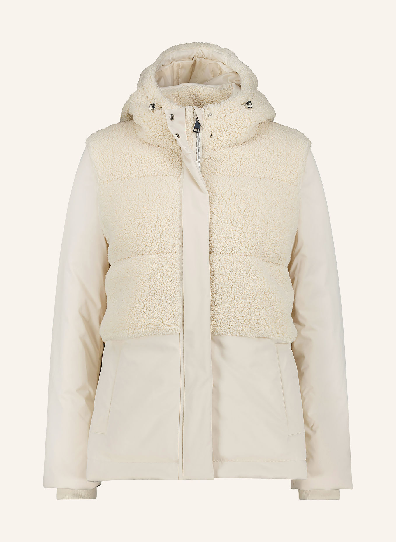 CARTOON Jacket made of a mix of materials: CREAM