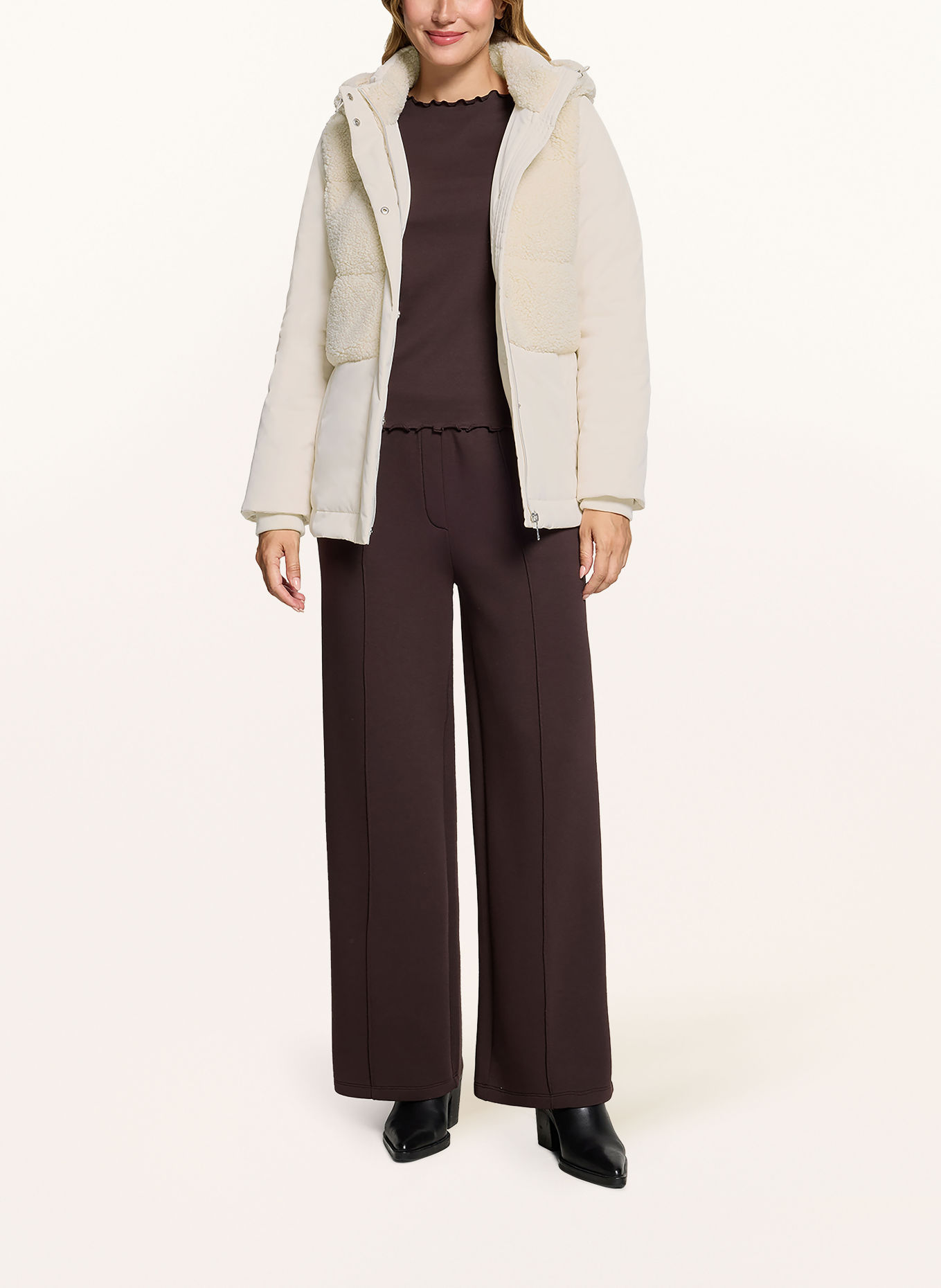 CARTOON Jacket made of a mix of materials: CREAM