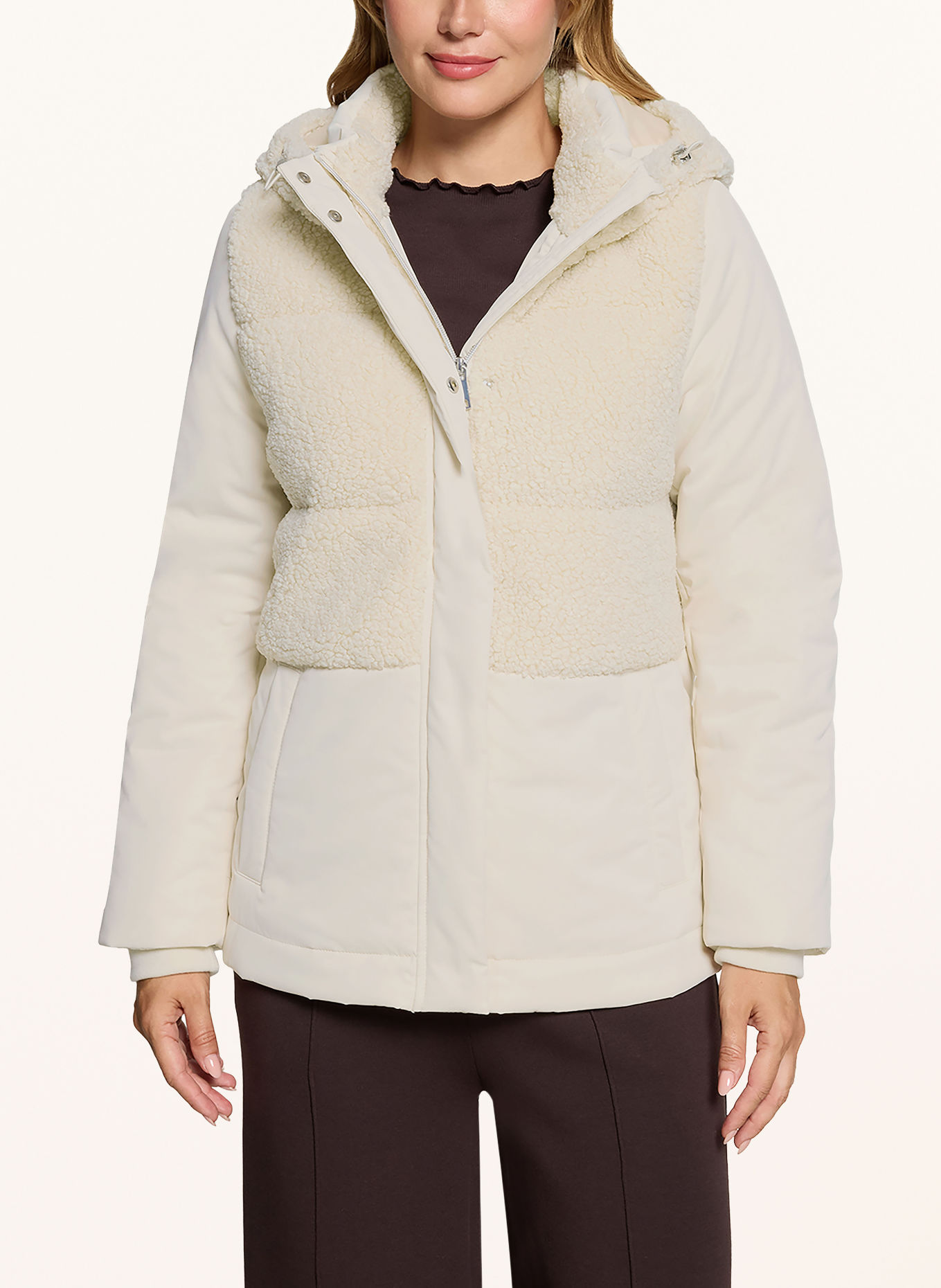 CARTOON Jacket made of a mix of materials: CREAM