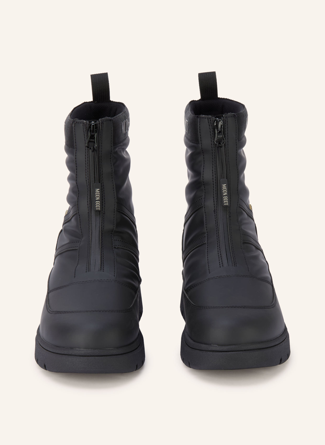 MOON BOOT Moon Boots MB COMBAT ZIP BOOT WP: SCHWARZ