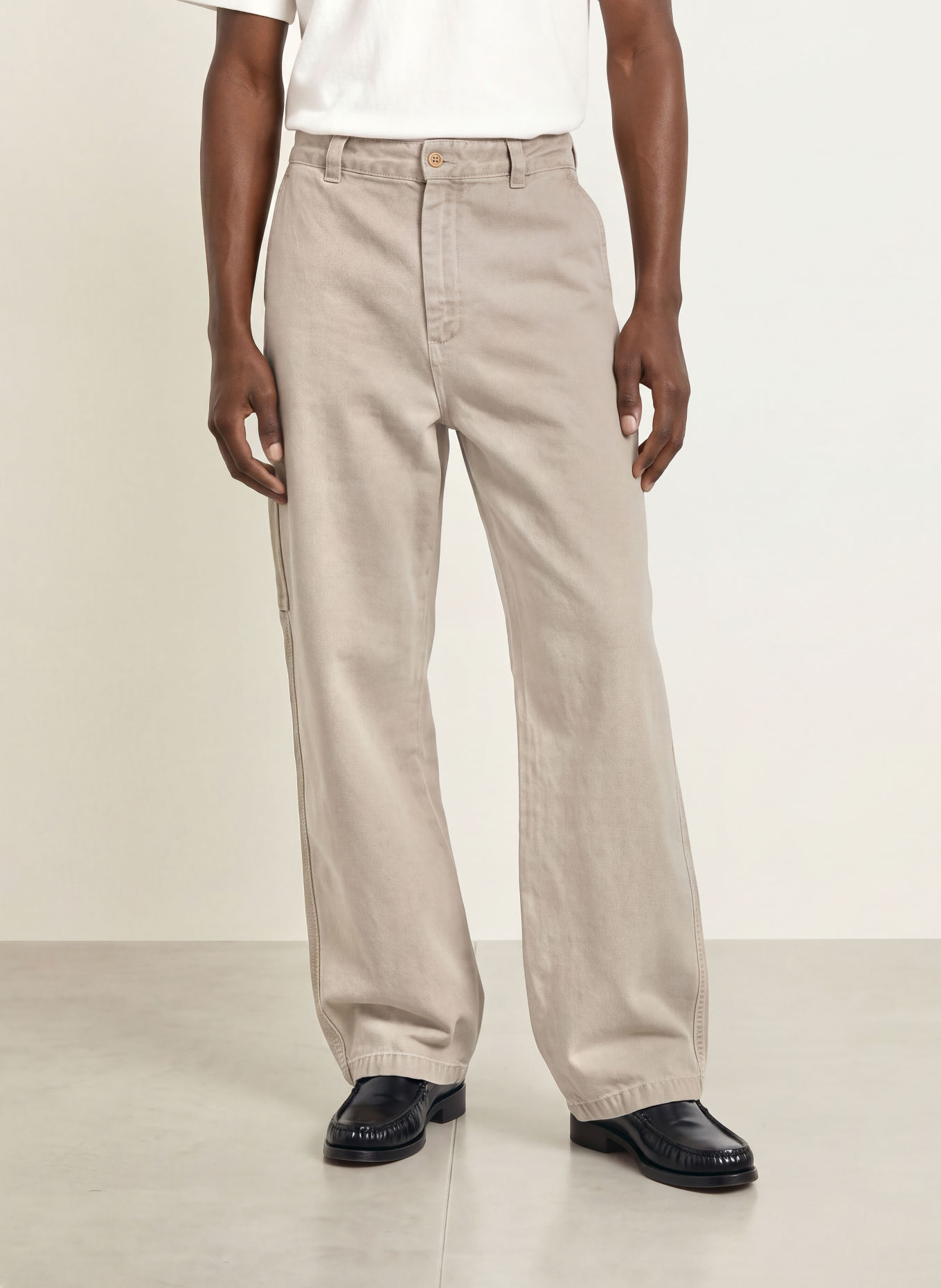 A.P.C. Broek DAN Regular Fit: BEIGE