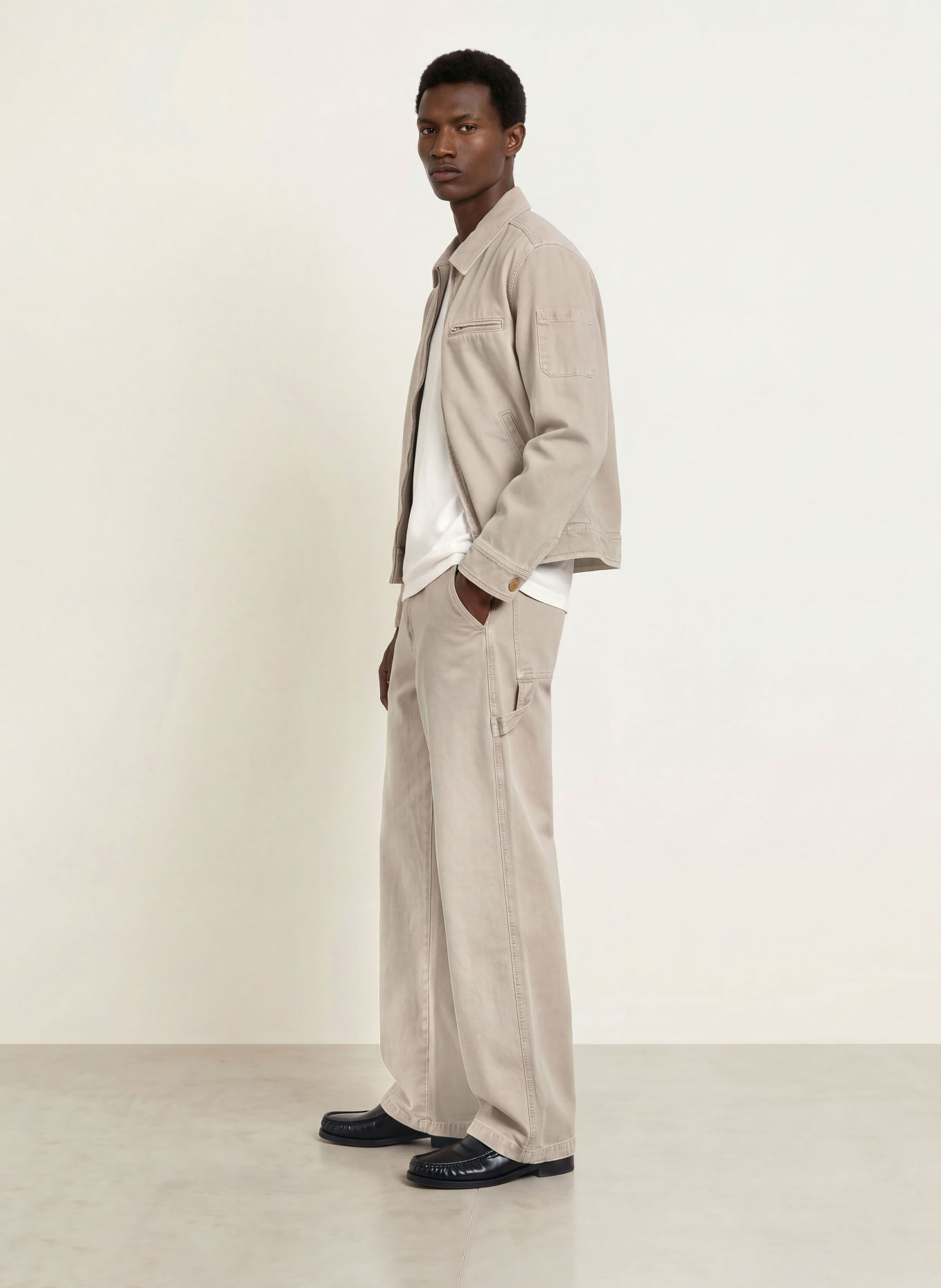 A.P.C. Broek DAN Regular Fit: BEIGE
