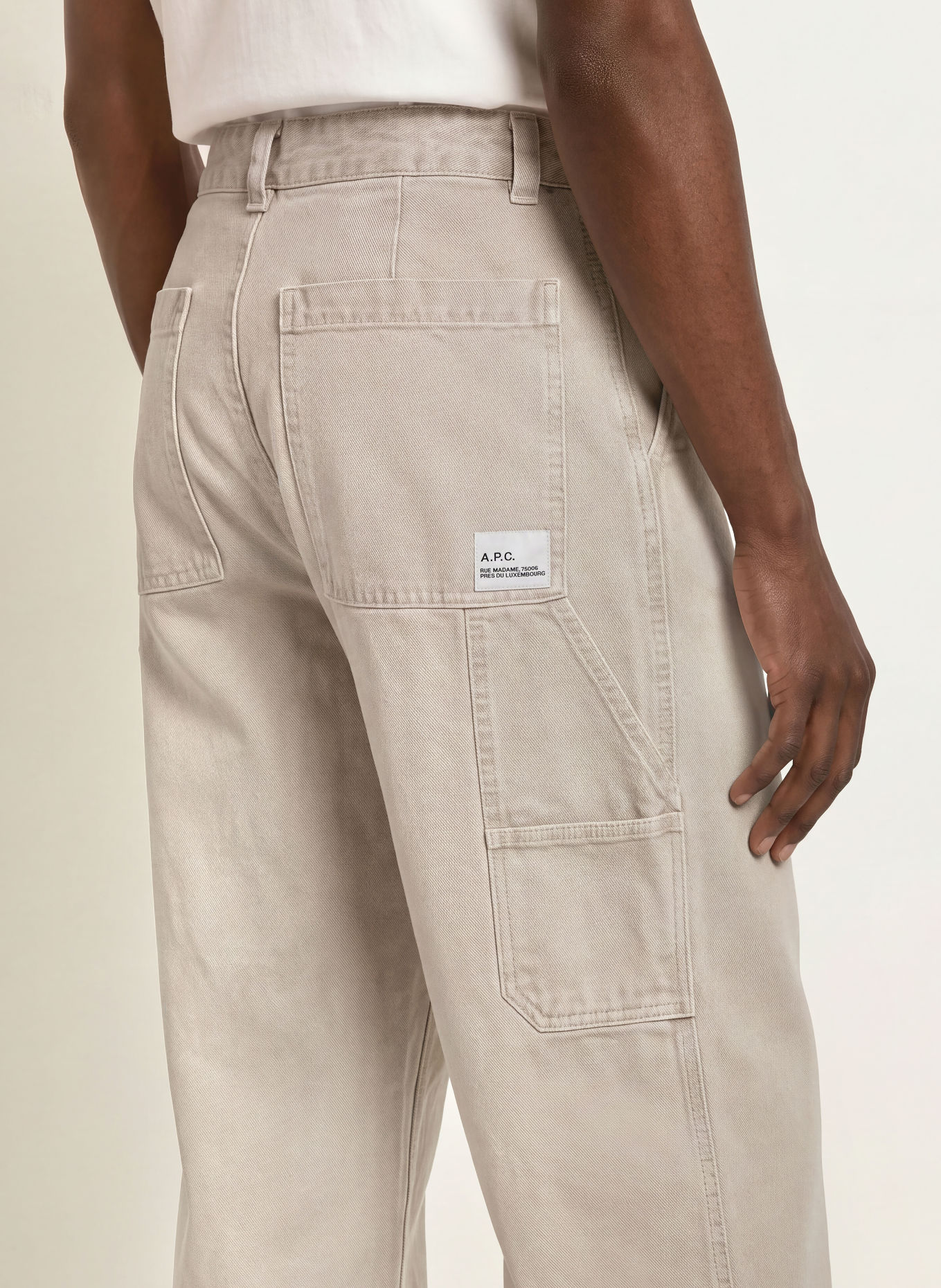 A.P.C. Broek DAN Regular Fit: BEIGE