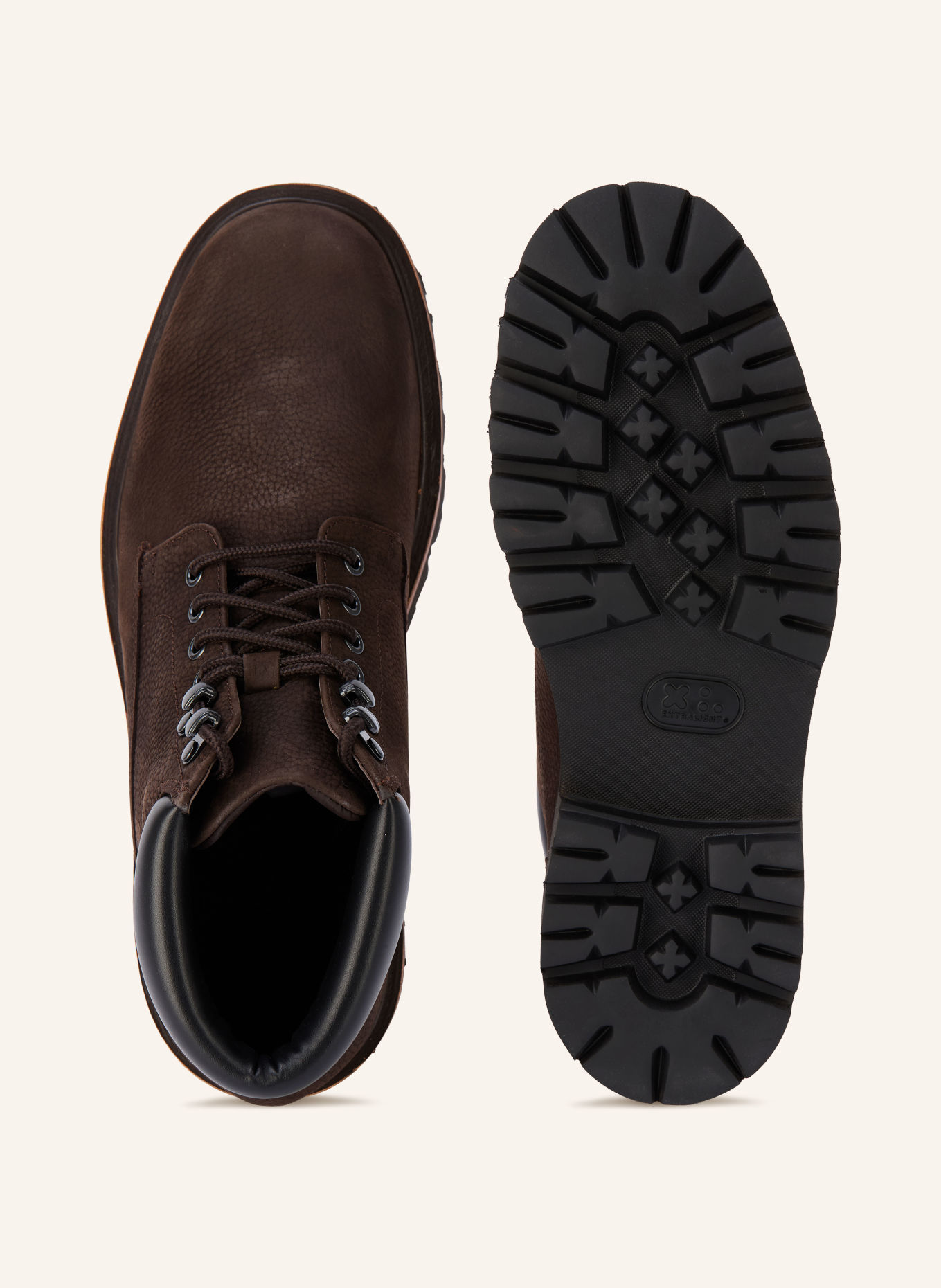 LLOYD Veterboots MARCH 325: MARRON FONCÉ / ZWART