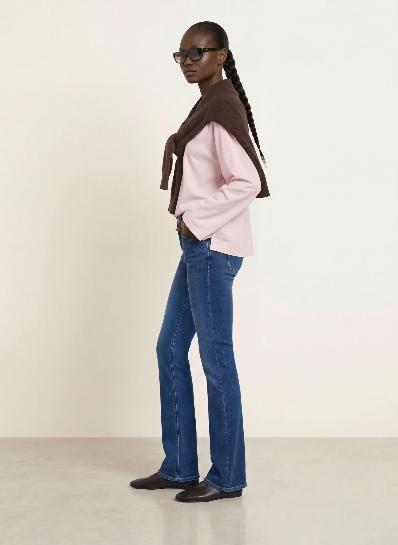 CLOSED JOVANNA Flared jeans: MBL MID BLUE