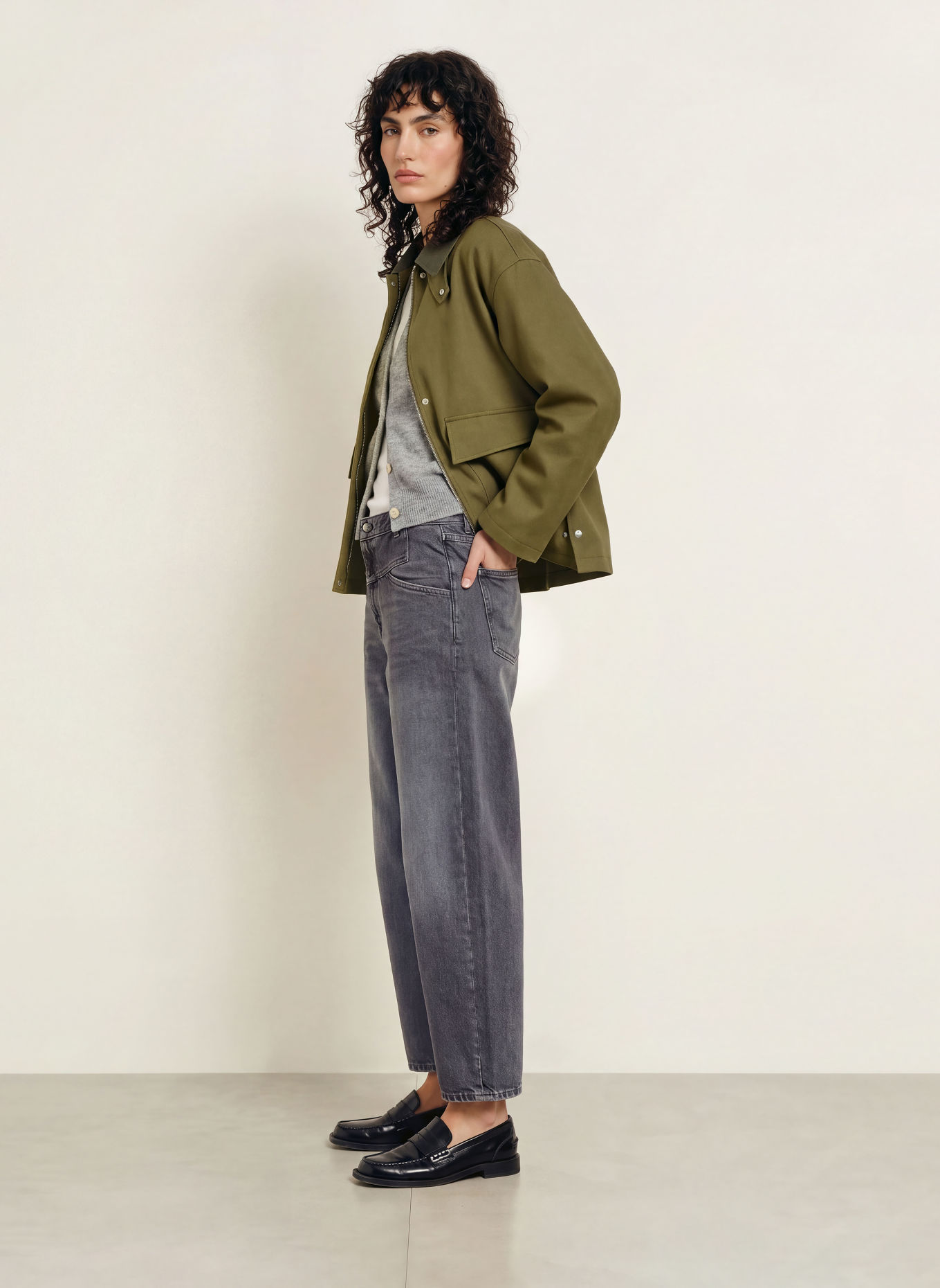 CLOSED Cropped jeans STOVER-X: MGY MID GREY
