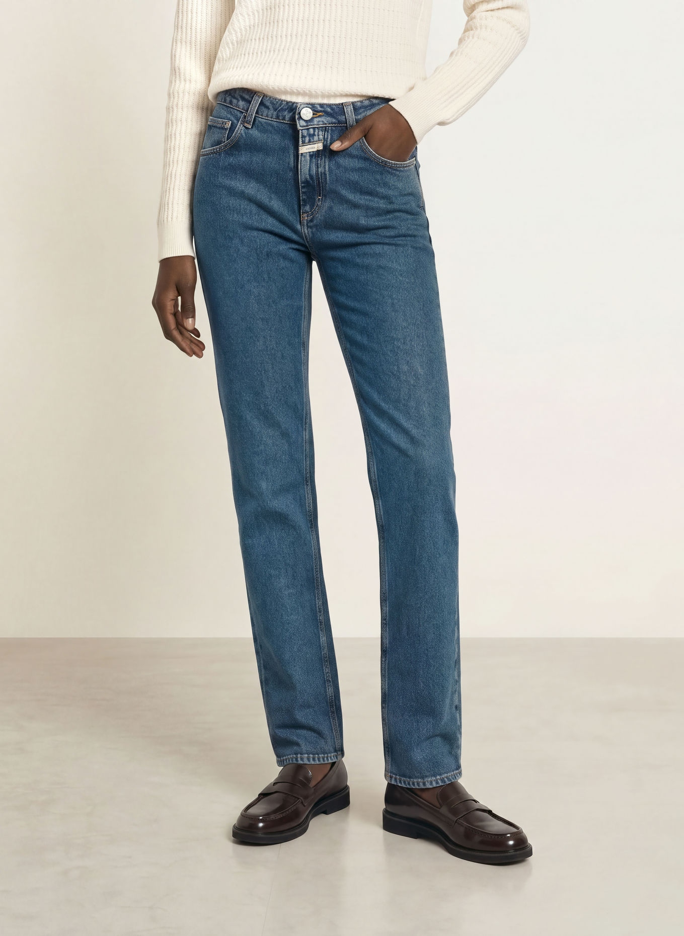 CLOSED Straight jeans JORA: MBL MID BLUE