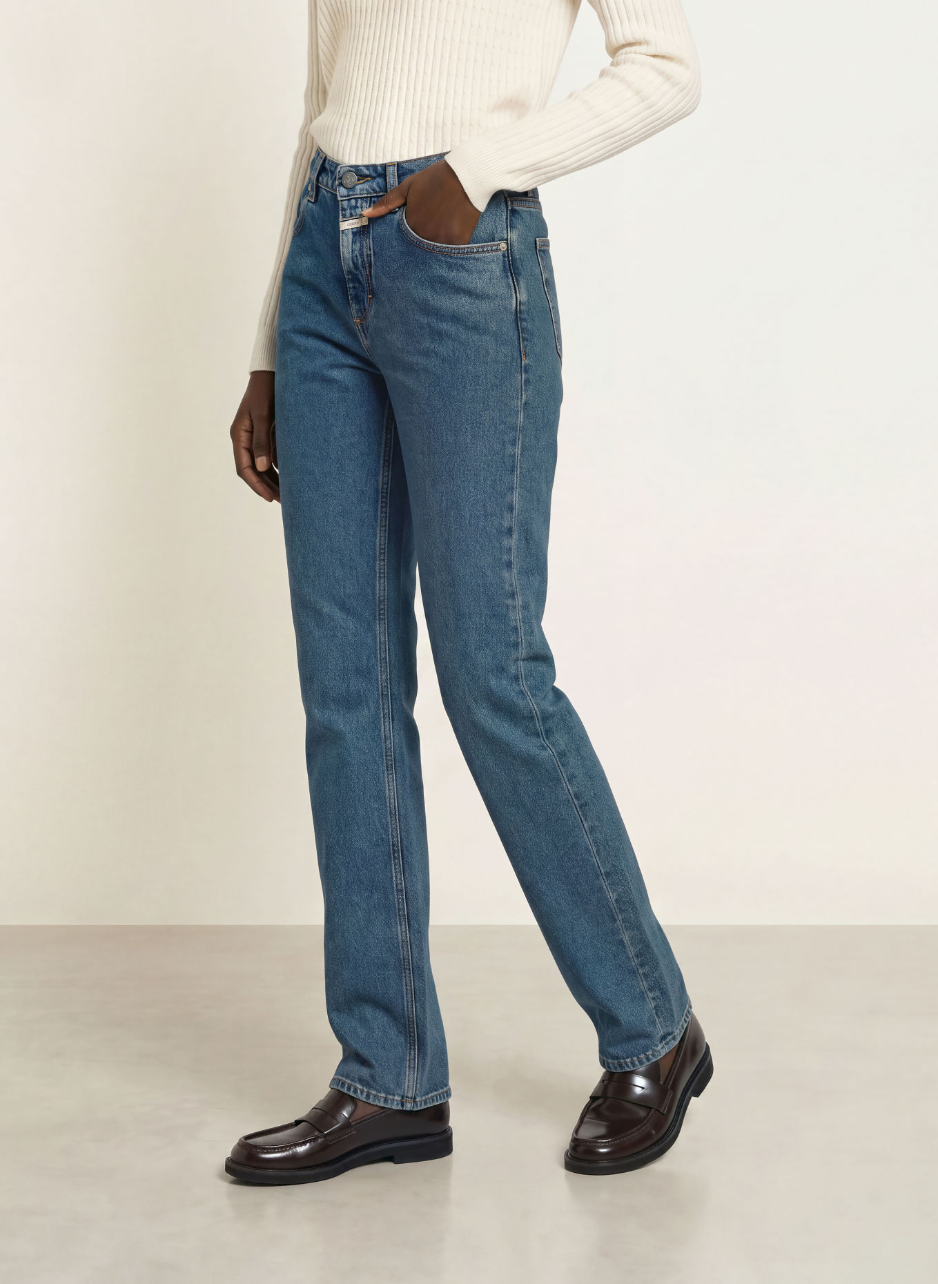 CLOSED Straight jeans JORA: MBL MID BLUE