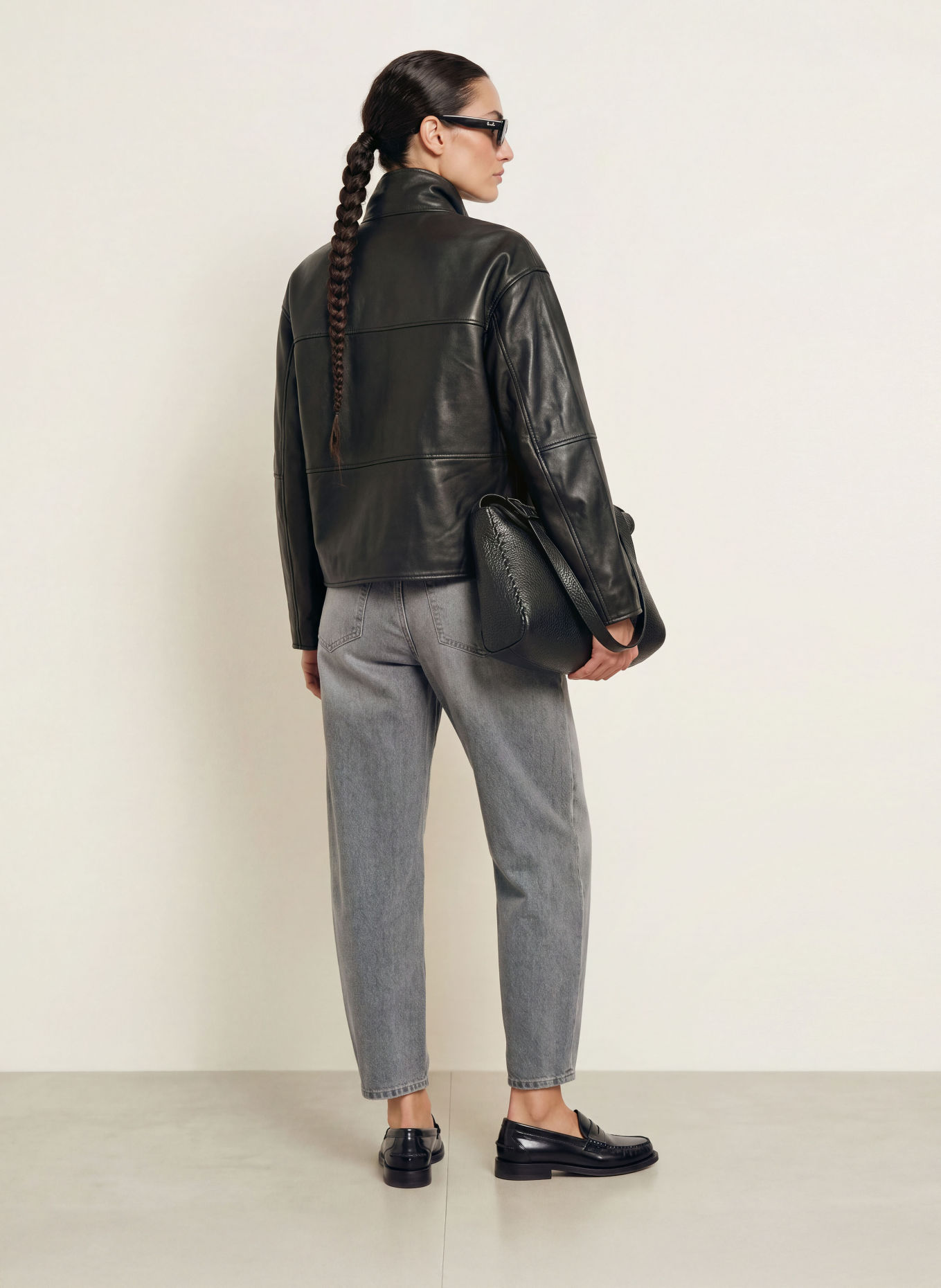 CLOSED Jean barrel JAZZIE: MGY MID GREY
