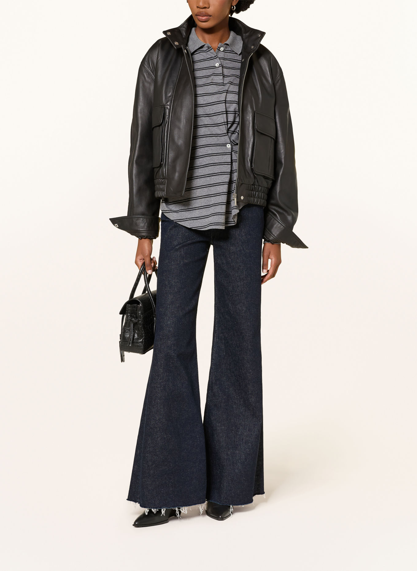 CLOSED Wide Leg Jeans GLOW-UP: DBL DARK BLUE