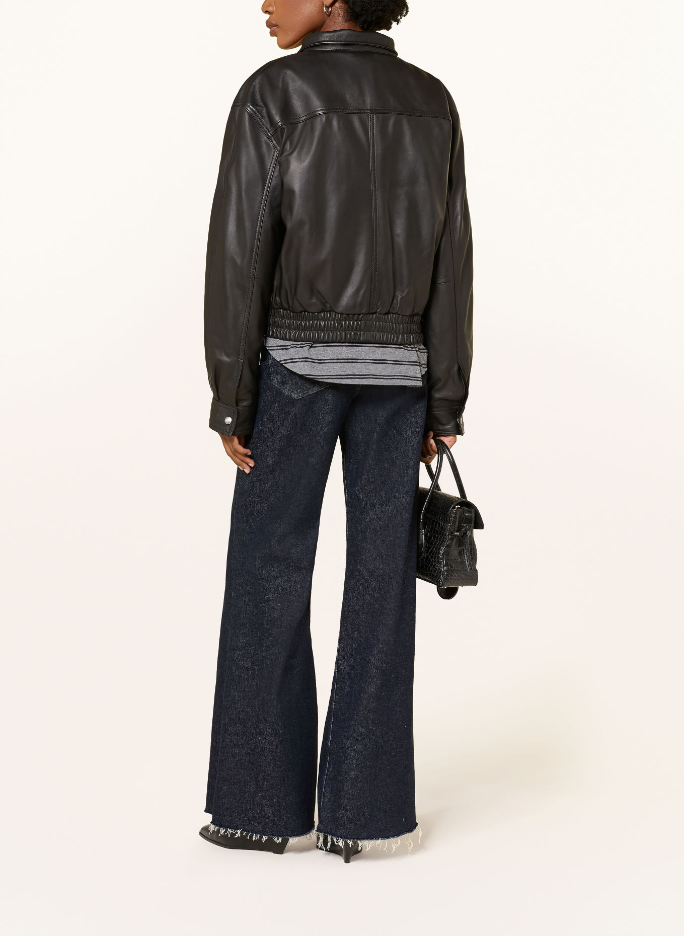 CLOSED Wide Leg Jeans GLOW-UP: DBL DARK BLUE