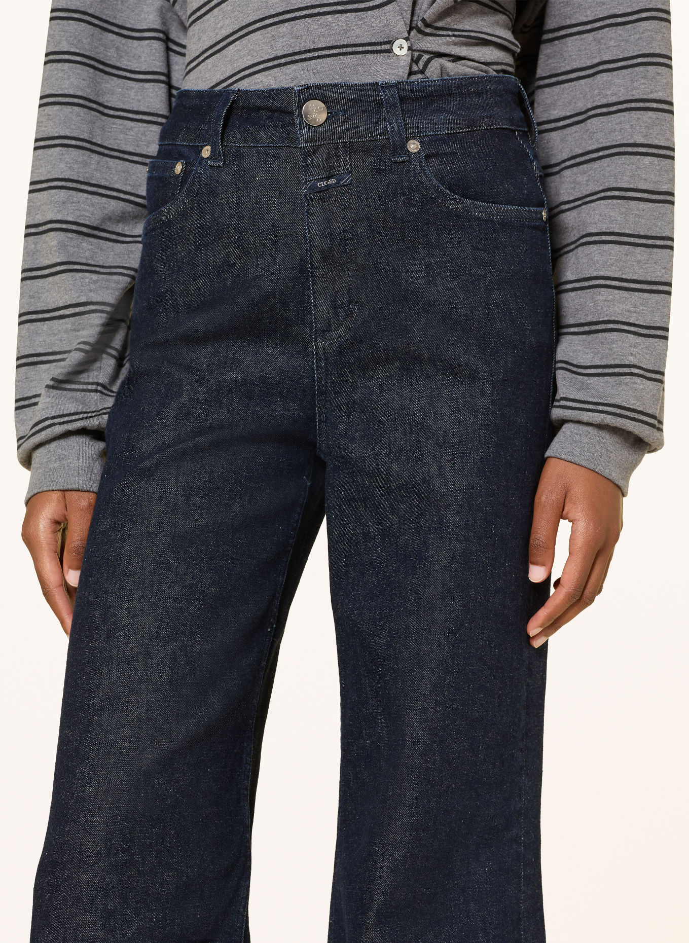 CLOSED Wide Leg Jeans GLOW-UP: DBL DARK BLUE