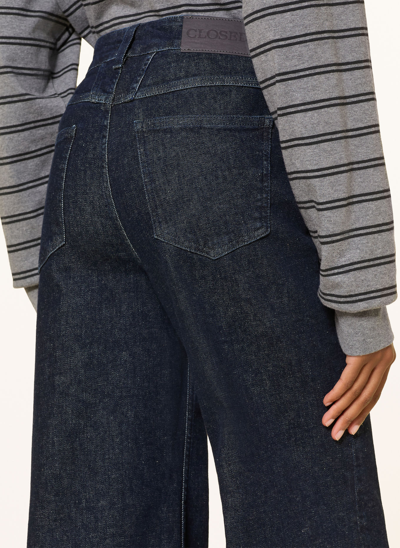 CLOSED Wide Leg Jeans GLOW-UP: DBL DARK BLUE