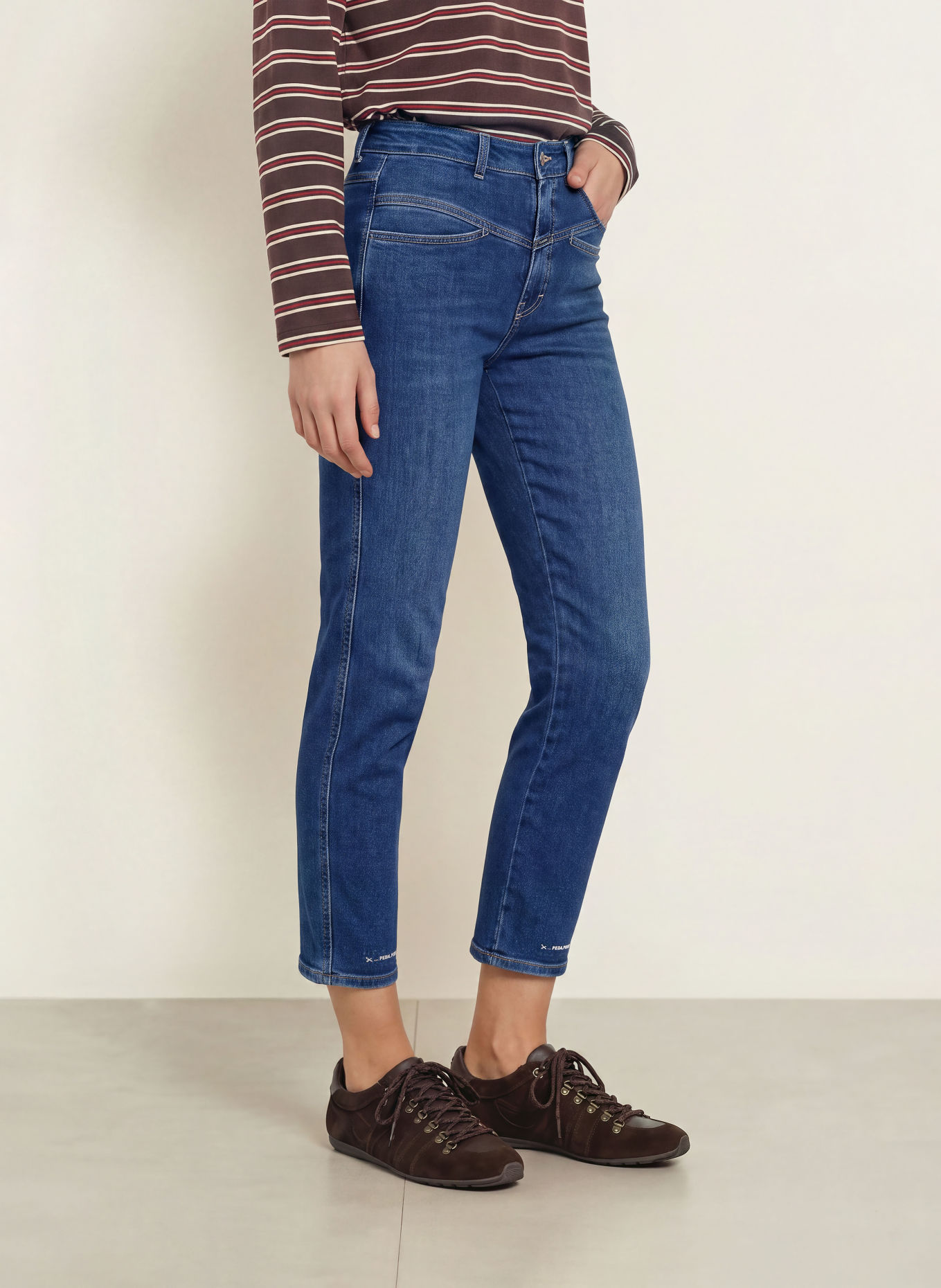 CLOSED Cropped jeans PEDAL PUSHER: MBL MID BLUE