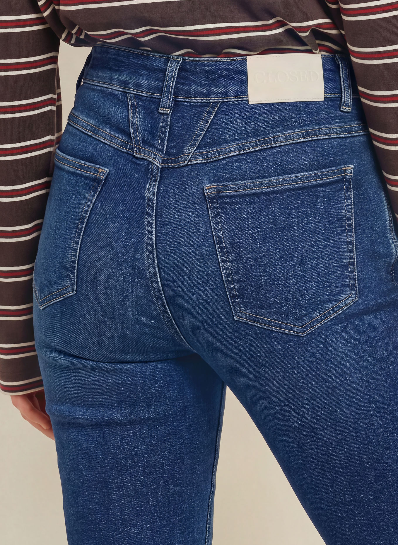 CLOSED Cropped jeans PEDAL PUSHER: MBL MID BLUE