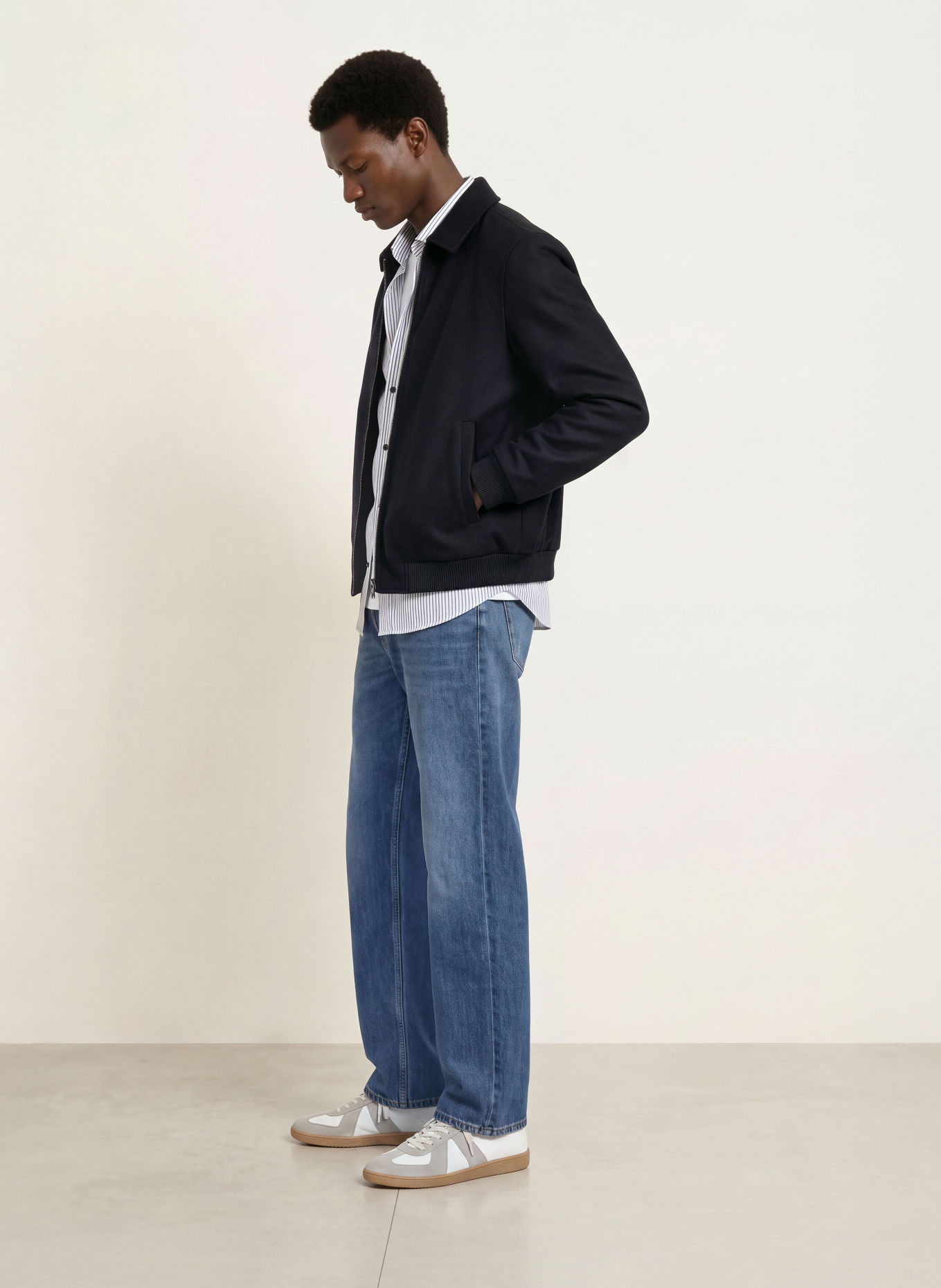 PAUL Bomber jacket: DARK BLUE