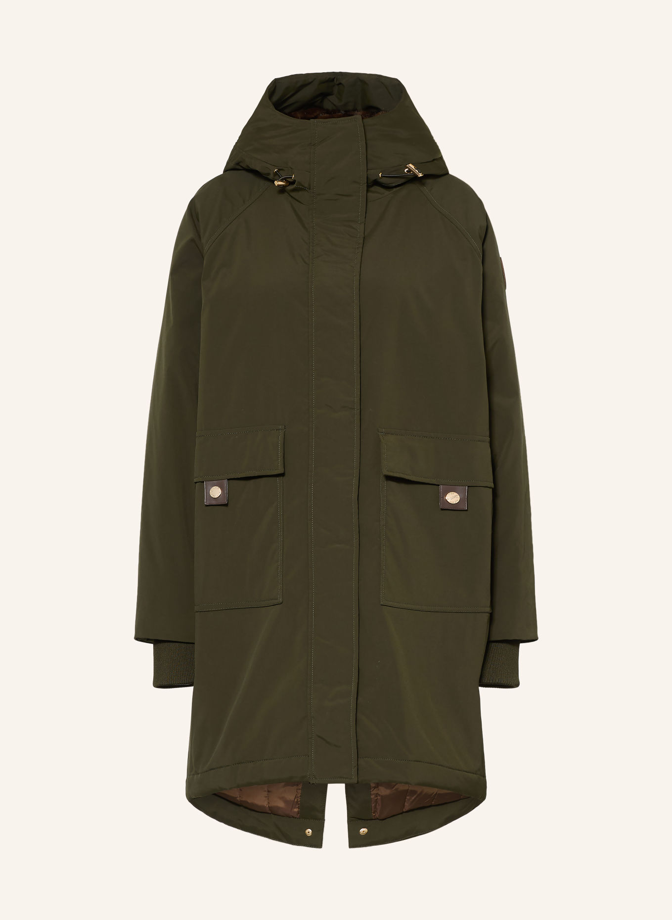 MOS MOSH MMCALI Parka: DARK GREEN
