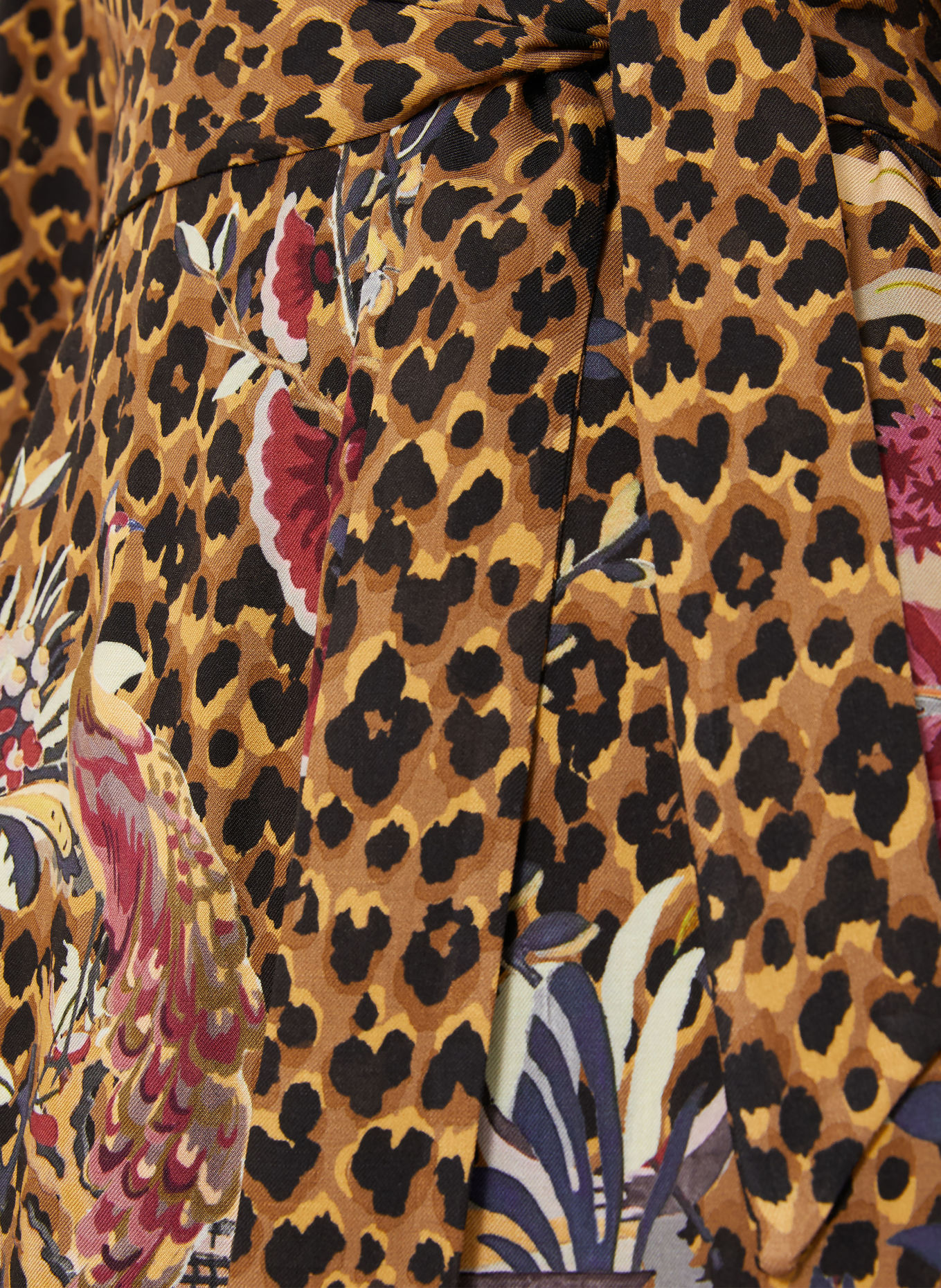 ETRO Kleid: BRAUN / DUNKELROT / SCHWARZ