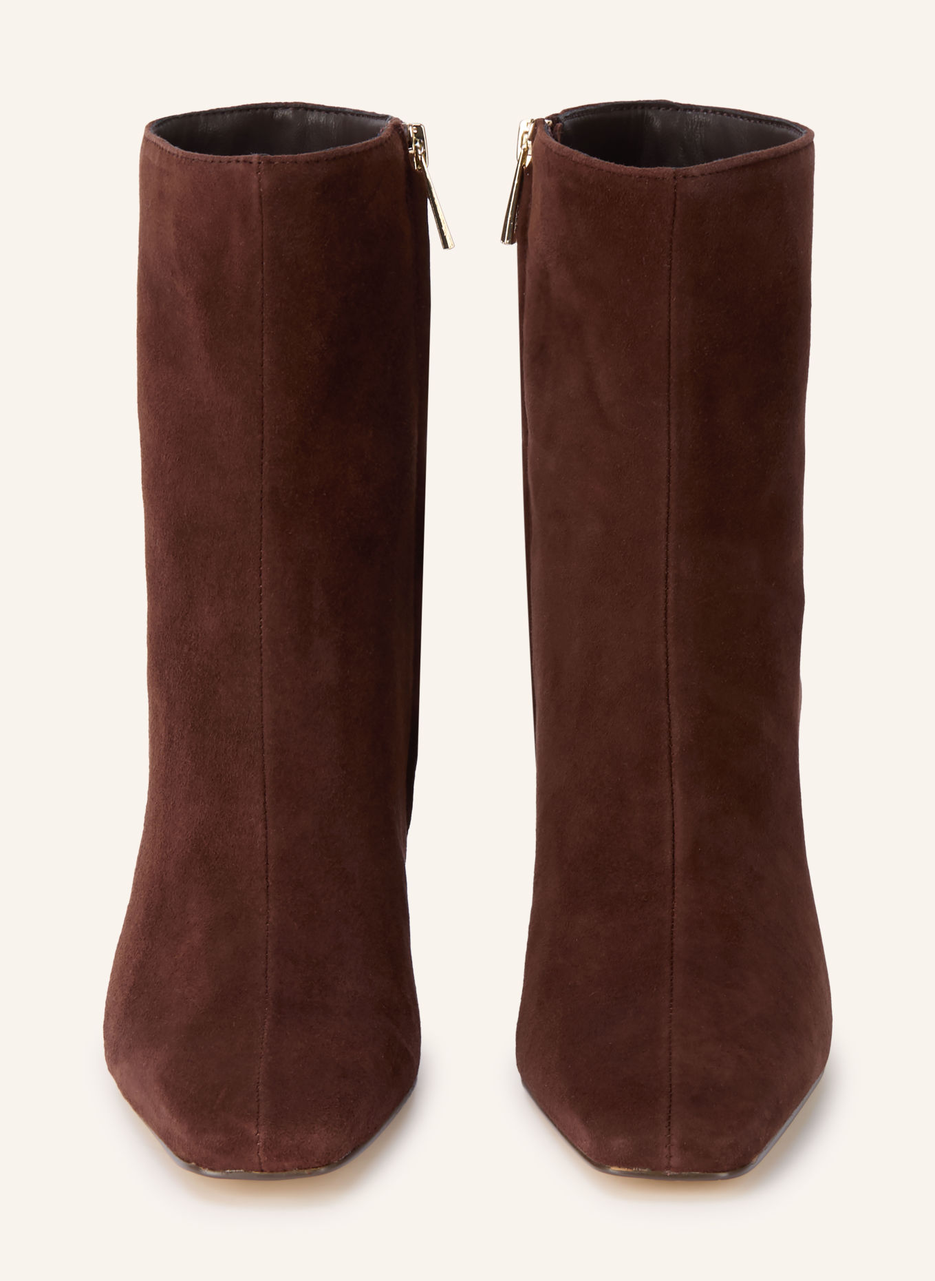 STEVE MADDEN Laarsjes FLARES: MARRON FONCÉ / GOUD