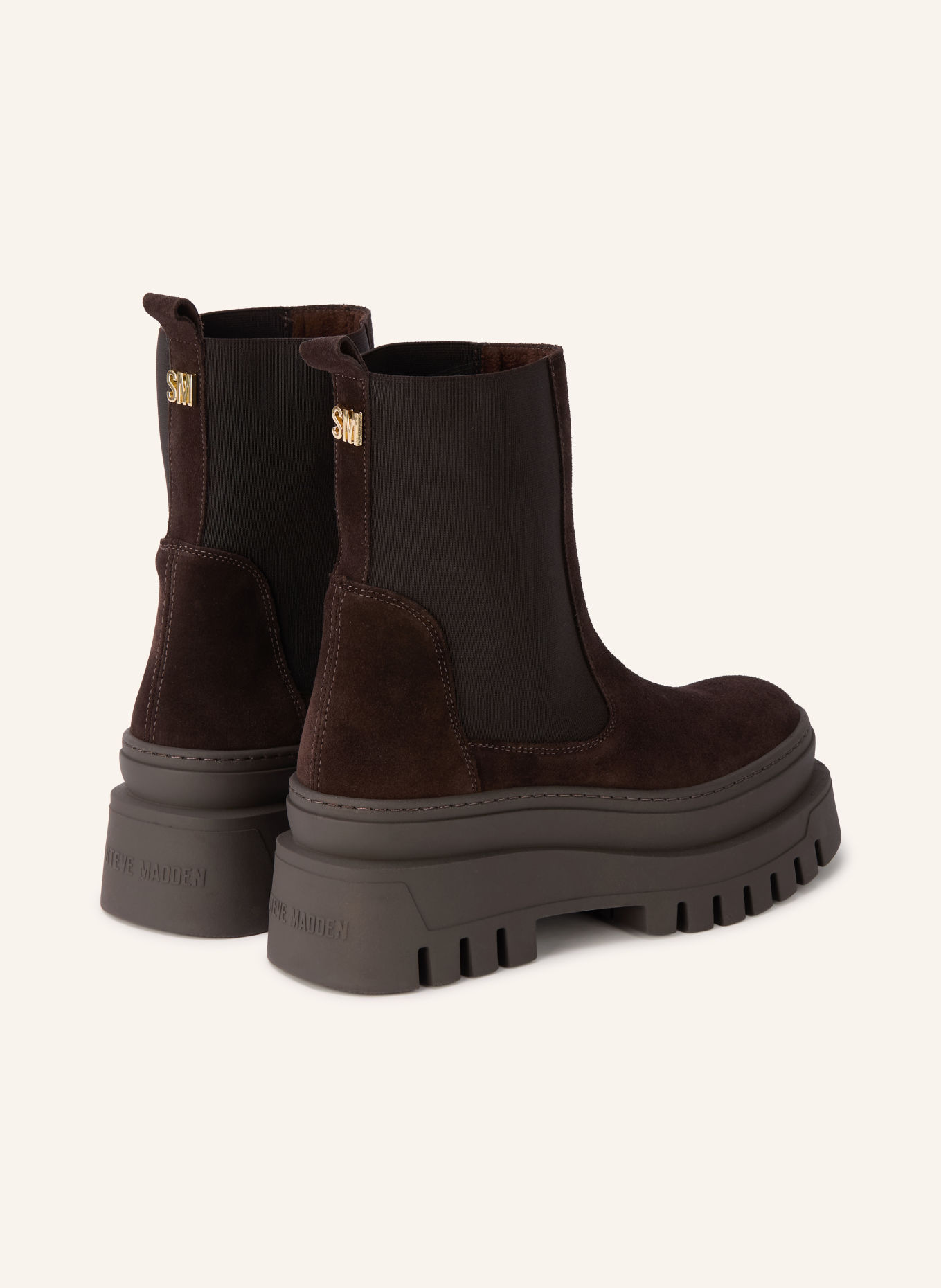 STEVE MADDEN Chelsea-Boots CASSANDRA: DUNKELBRAUN / GOLD
