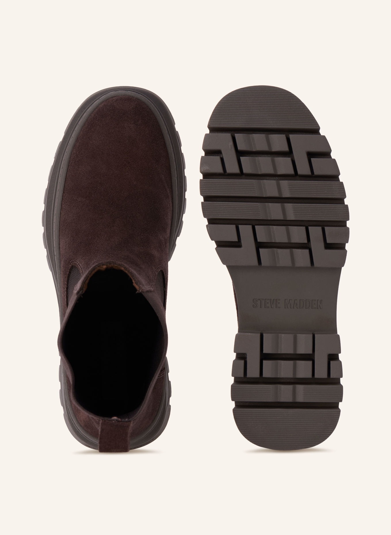 STEVE MADDEN Chelsea-Boots CASSANDRA: DUNKELBRAUN / GOLD