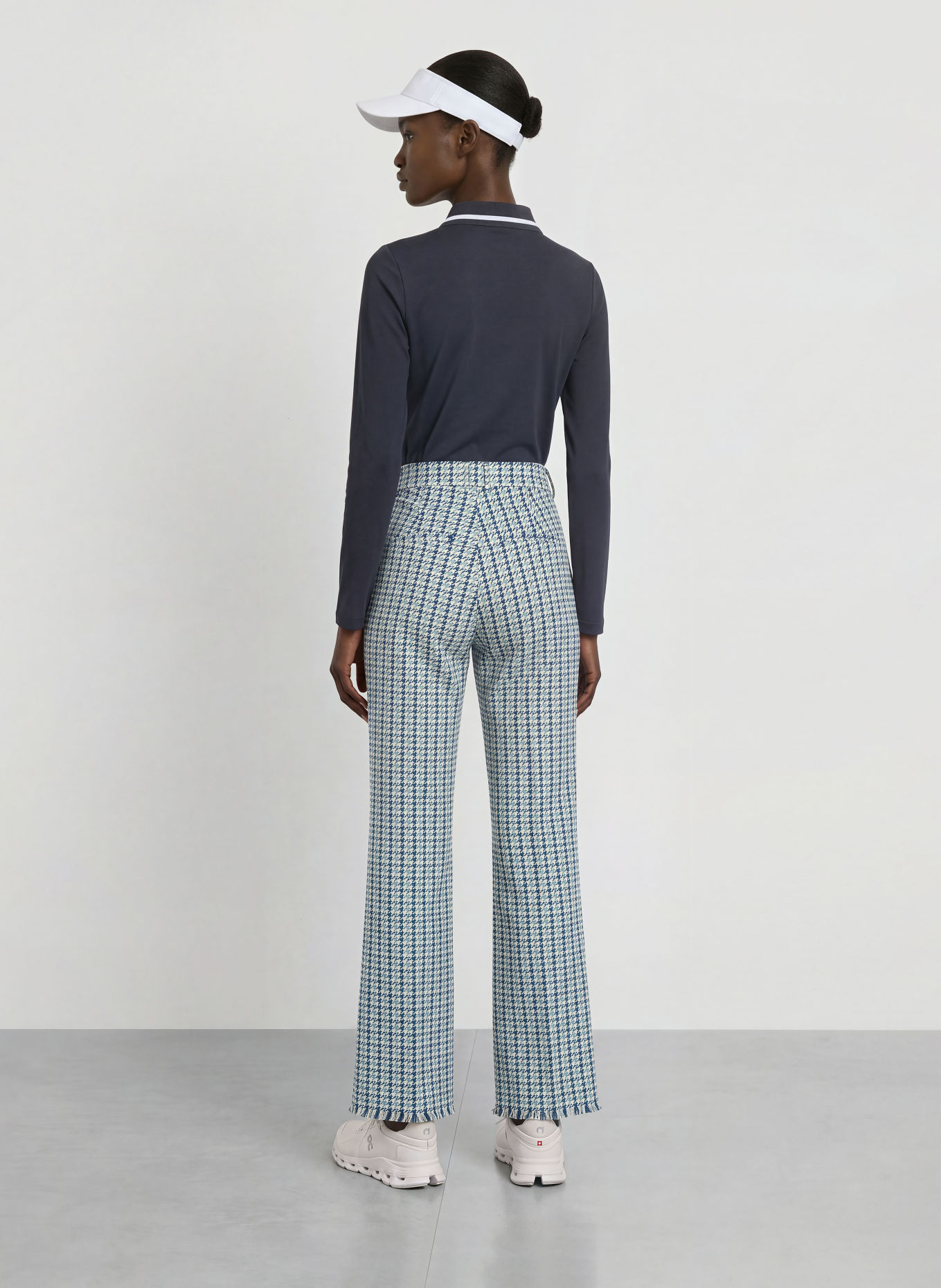 RÖHNISCH Golfbroek ELEVATE: ECRU / BEIGE / DONKERBLAUW