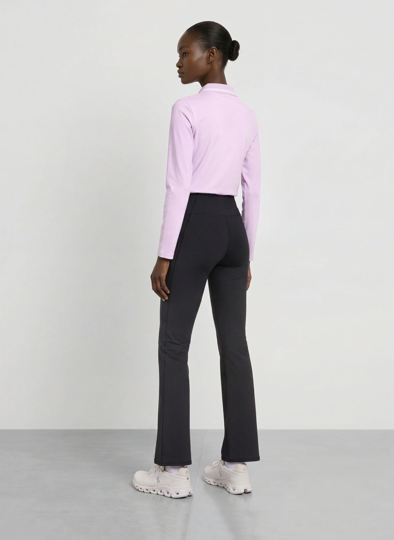 RÖHNISCH THERMAFLOW FLARE HIGH WAIST Leggings: BLACK