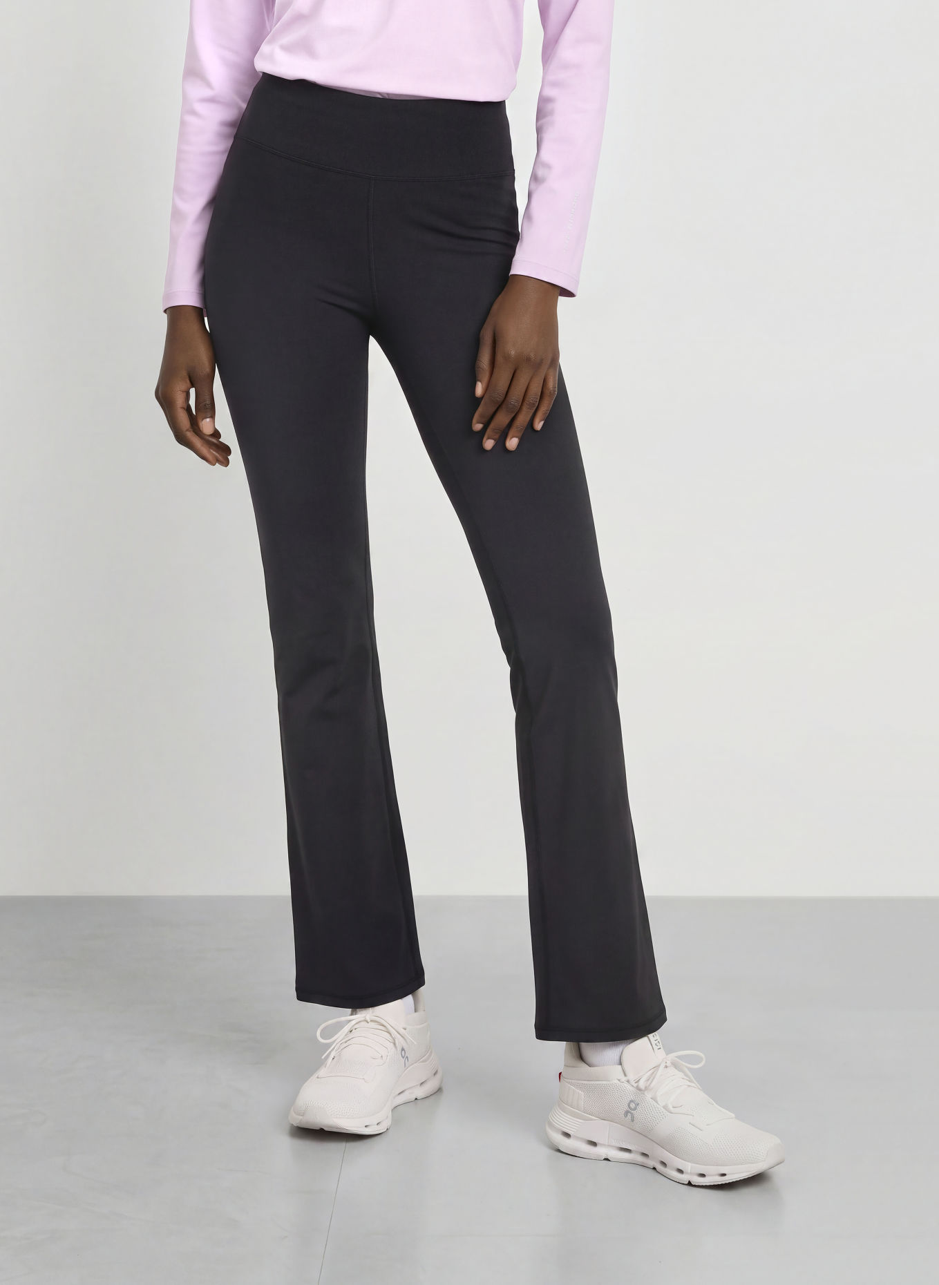 RÖHNISCH THERMAFLOW FLARE HIGH WAIST Leggings: BLACK