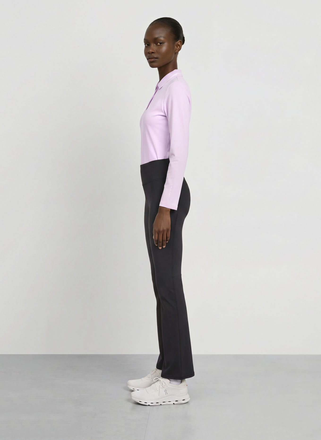 RÖHNISCH THERMAFLOW FLARE HIGH WAIST Leggings: BLACK