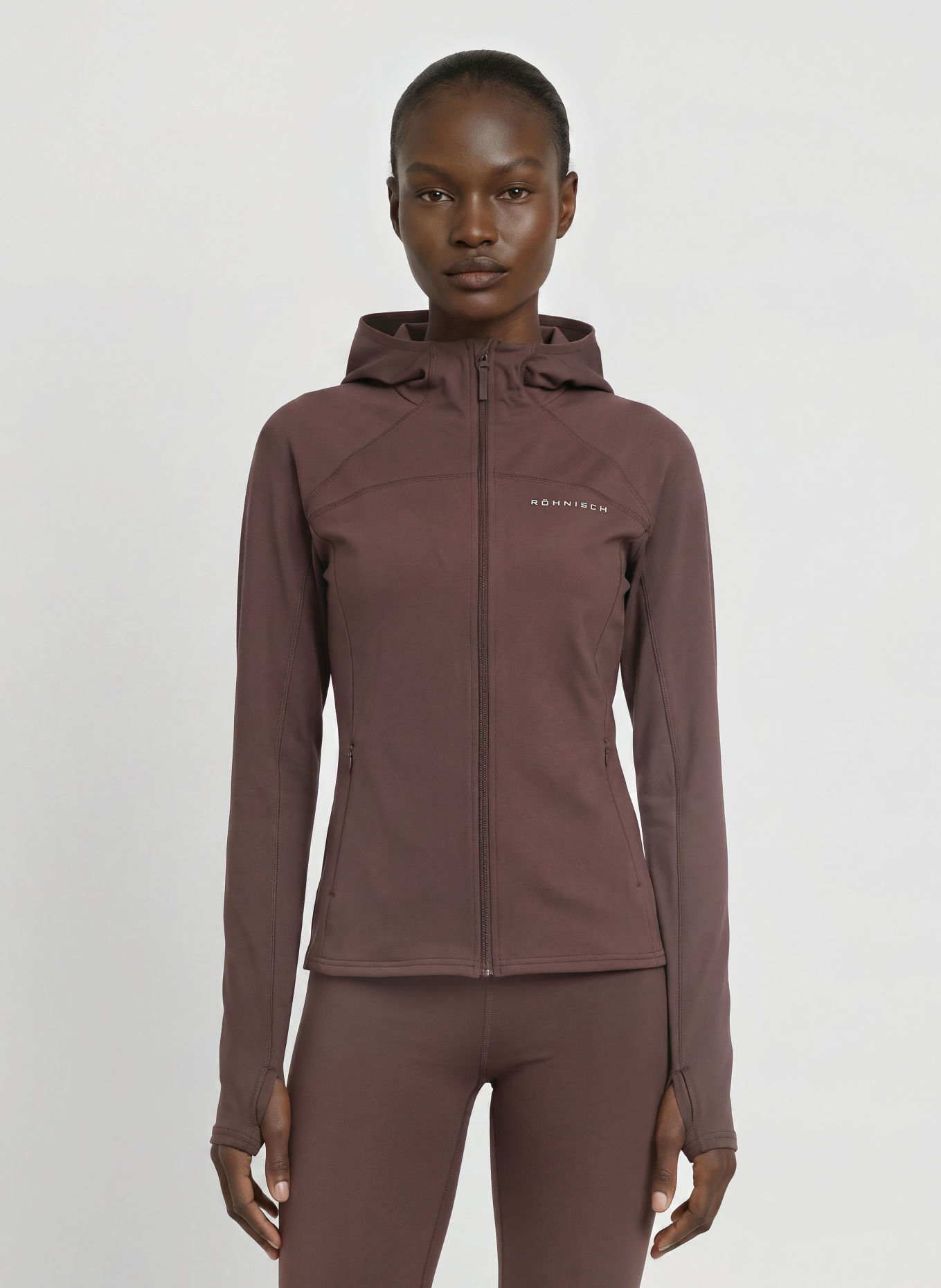 RÖHNISCH THERMAFLOW Mid-layer jacket: BROWN