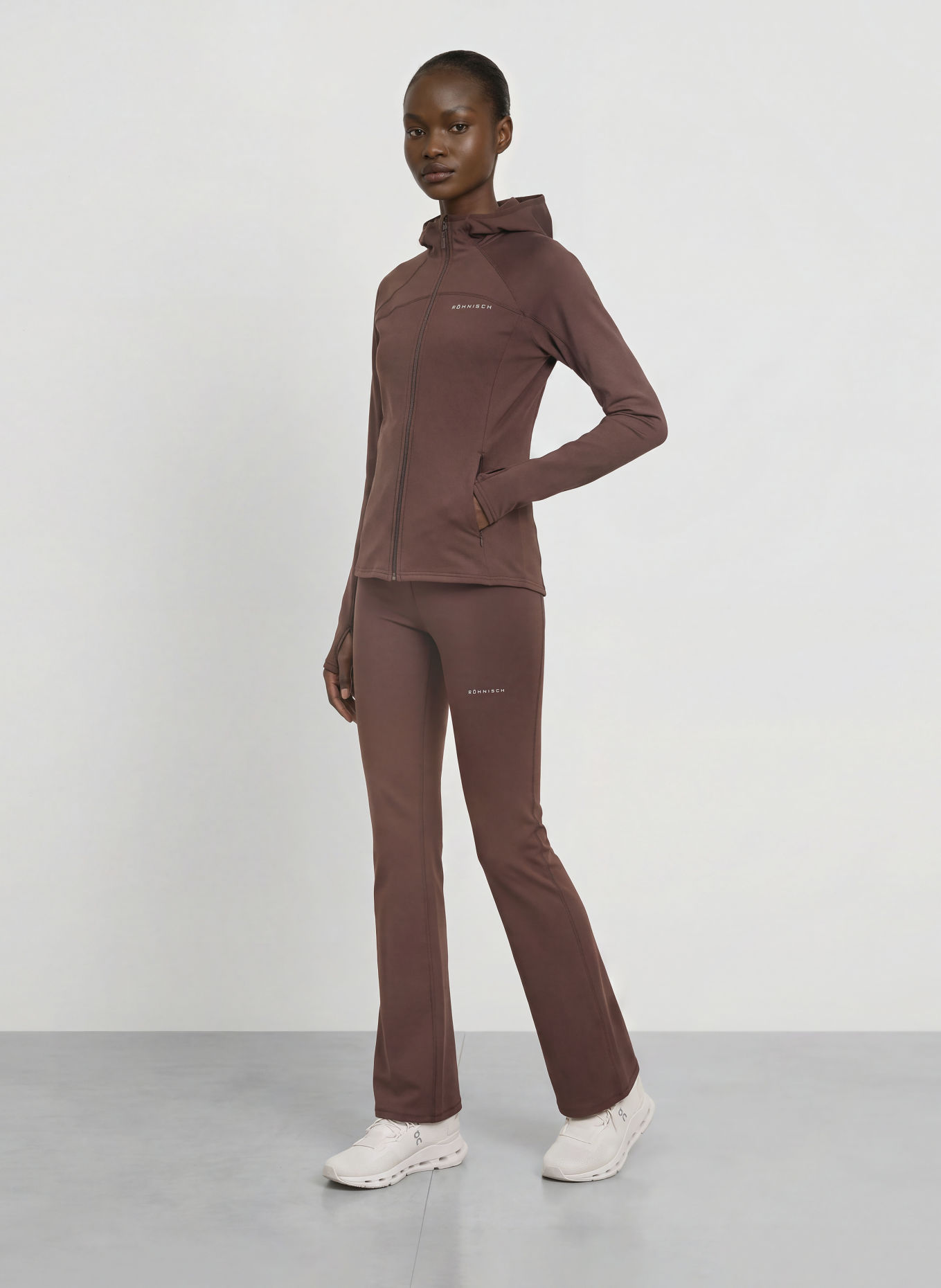 RÖHNISCH THERMAFLOW Mid-layer jacket: BROWN